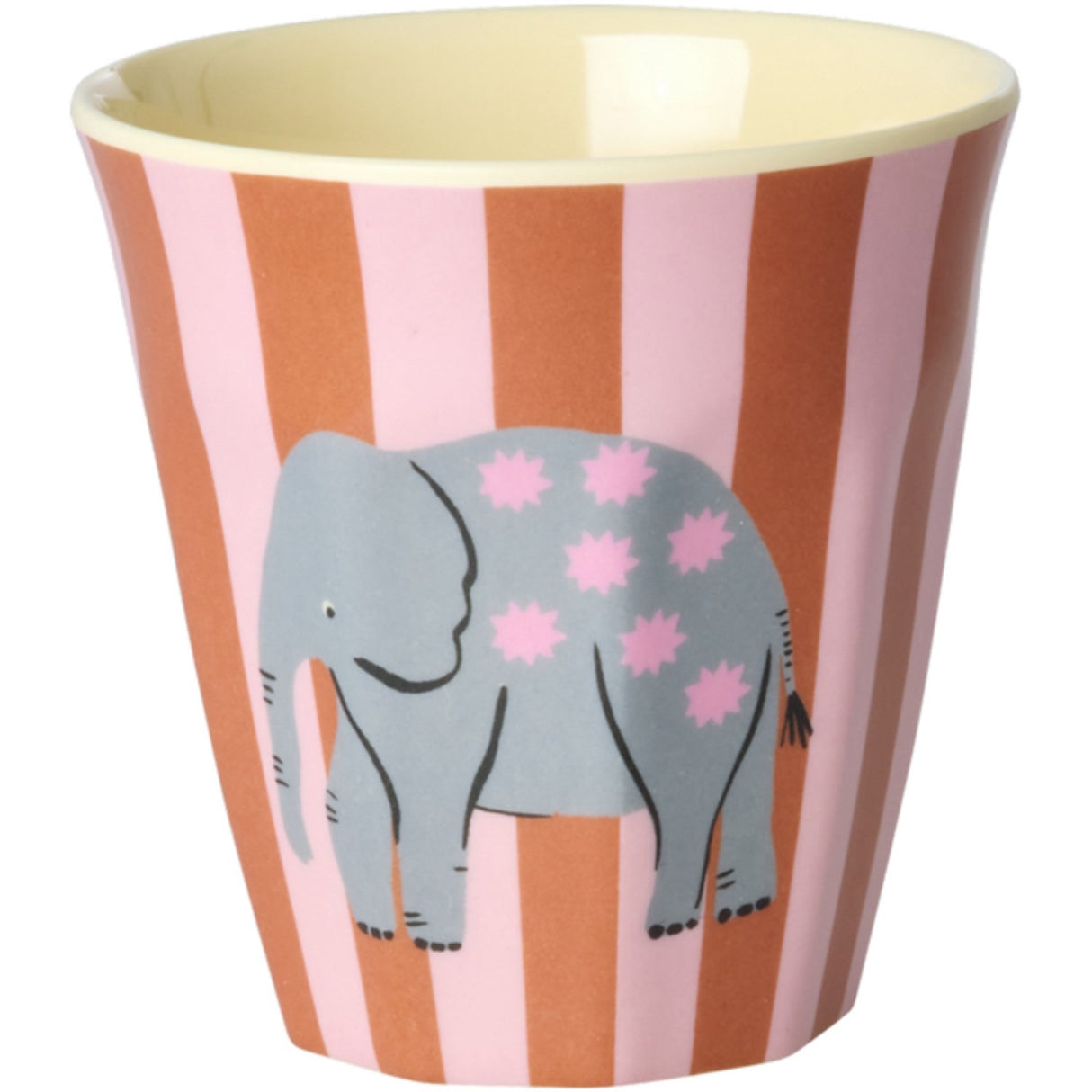 Rice Fun Fair Print Pink Melamine Kopper Small 6 Pak