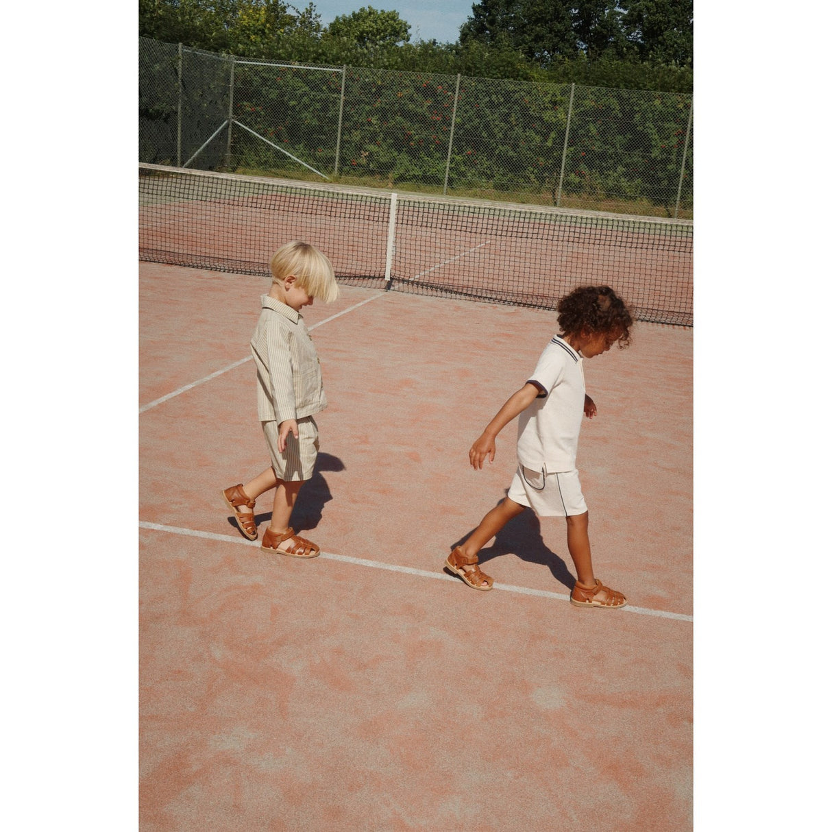 Konges Sløjd Antique White Florian Shorts GOTS