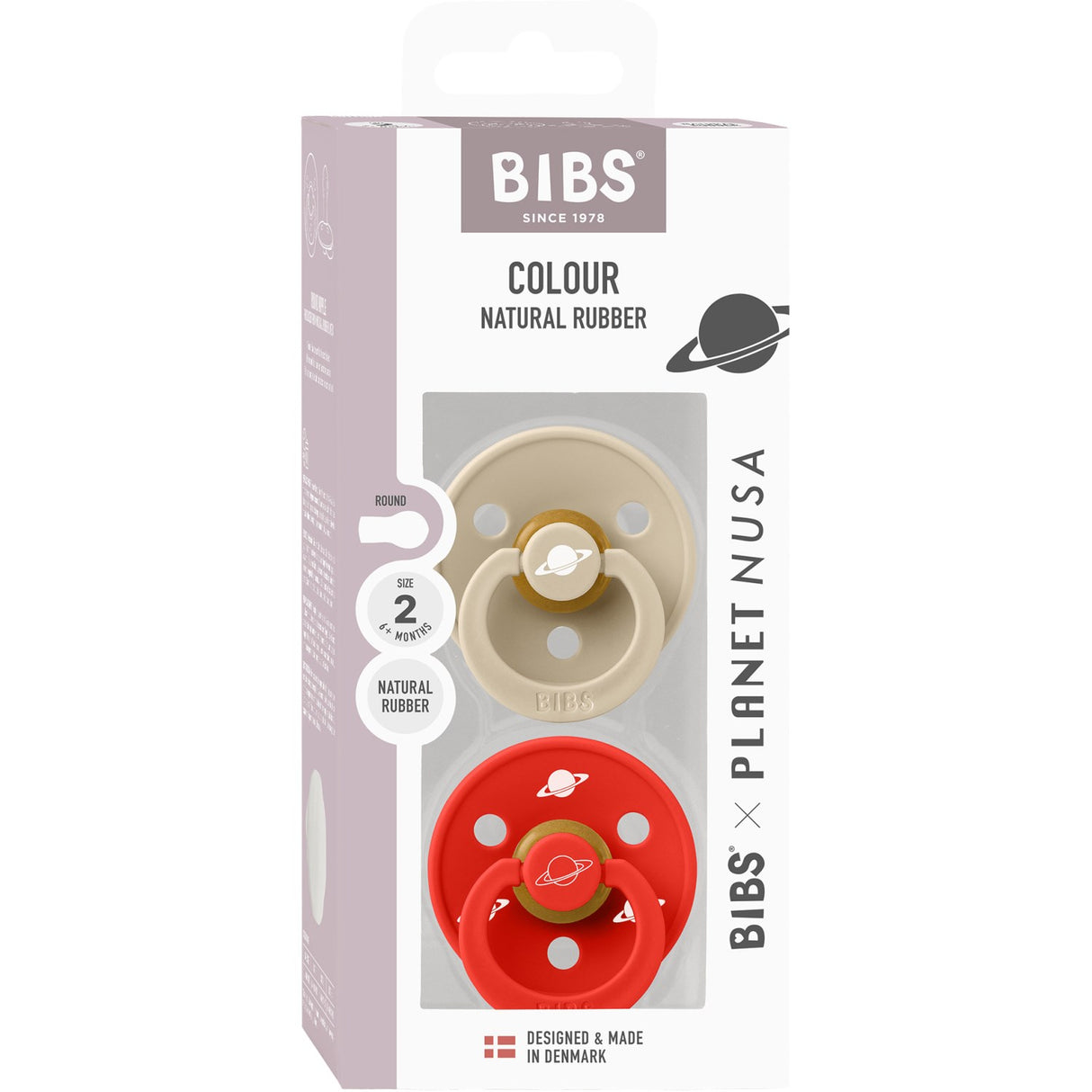 Bibs X Planet Nusa Vanilla Mix Sut Colour Latex 2-Pak Size 2