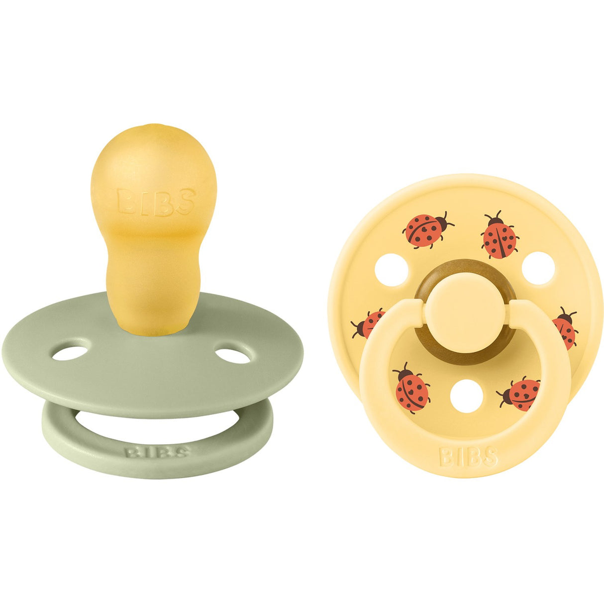 Bibs Sage Mix Sut Studio Colour Ladybug Latex 2-Pak