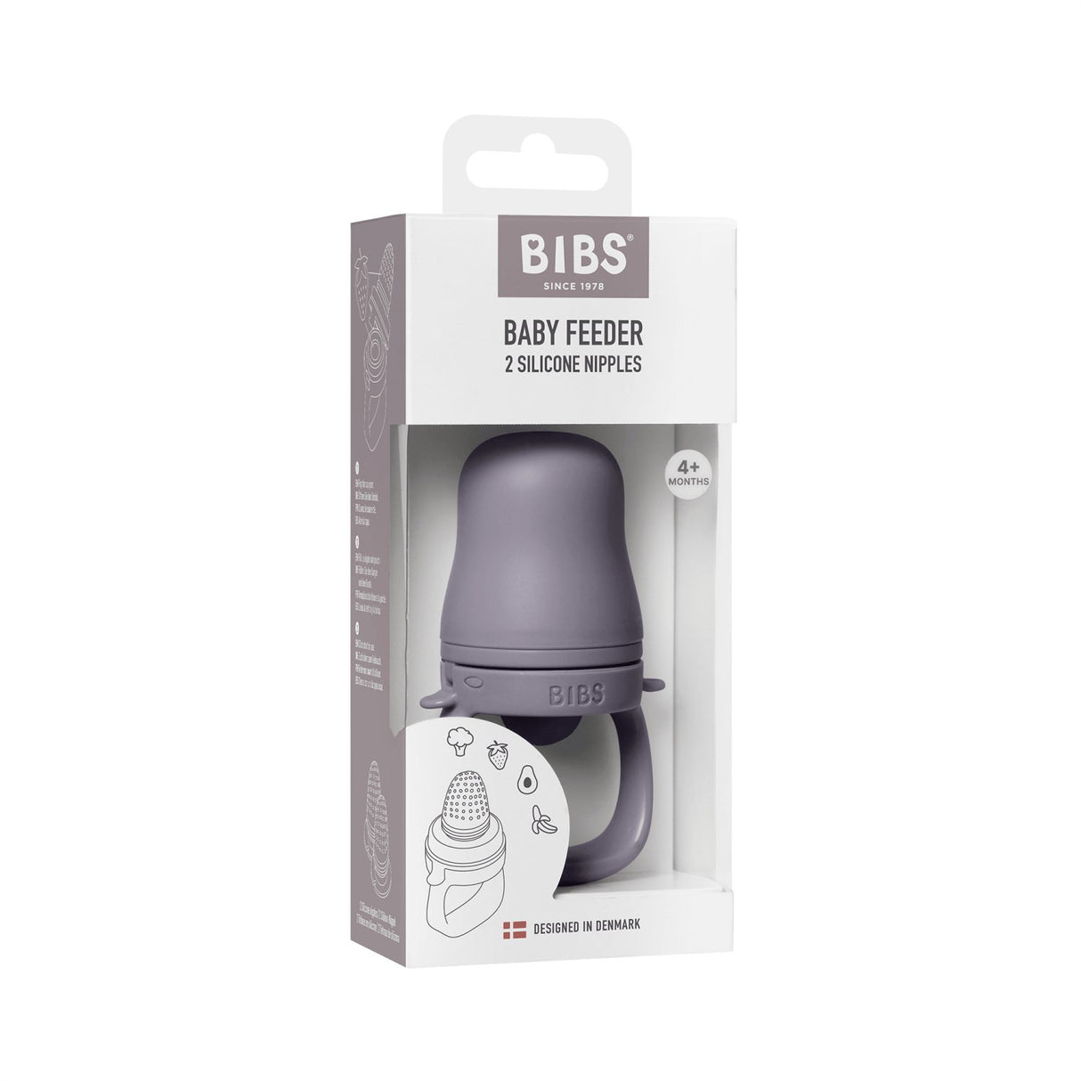 Bibs Fossil Grey Baby Feeder