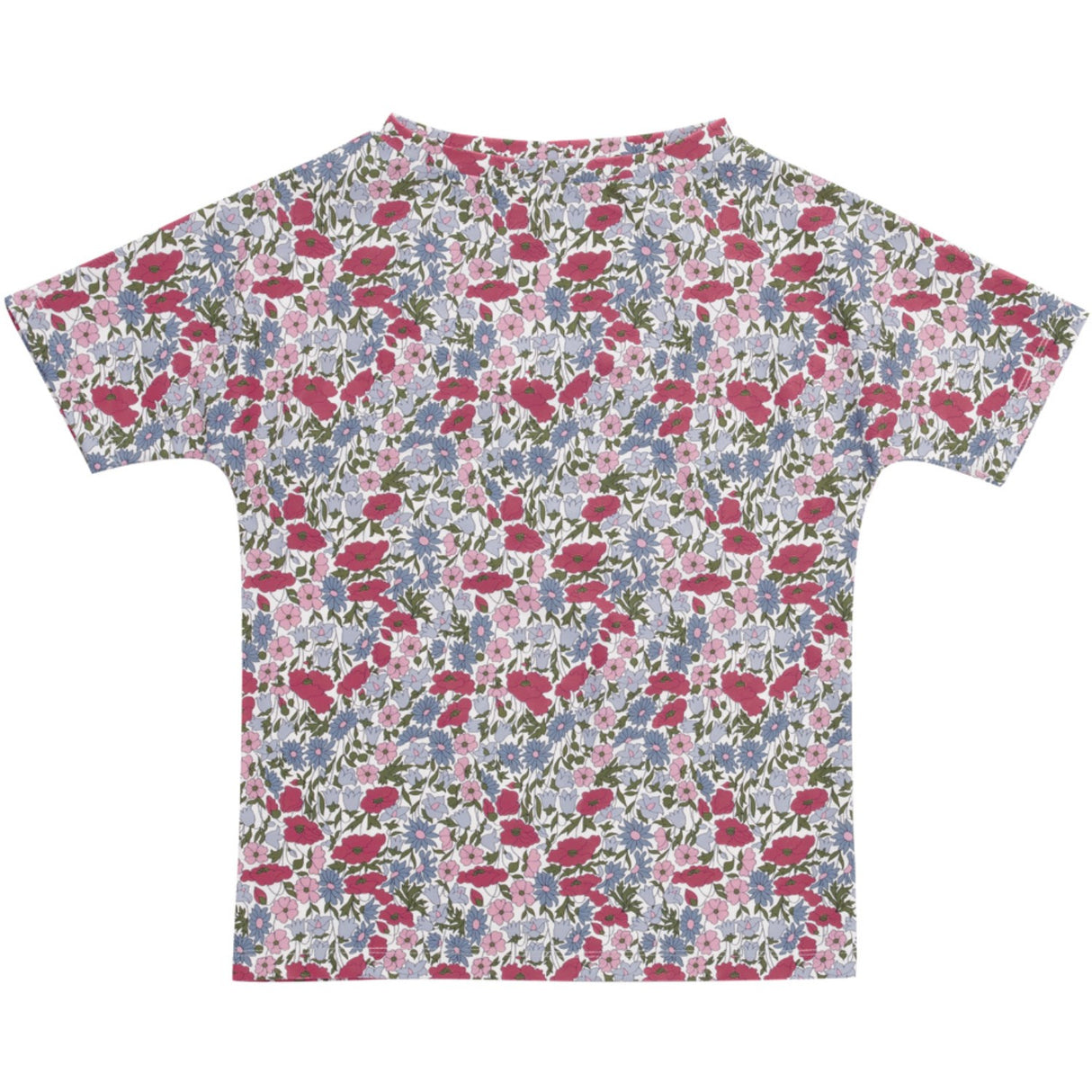 Petit Crabe Poppy & Daisy P Luna Boatneck Uv-T-Shirt - Lavet af Liberty© Stof