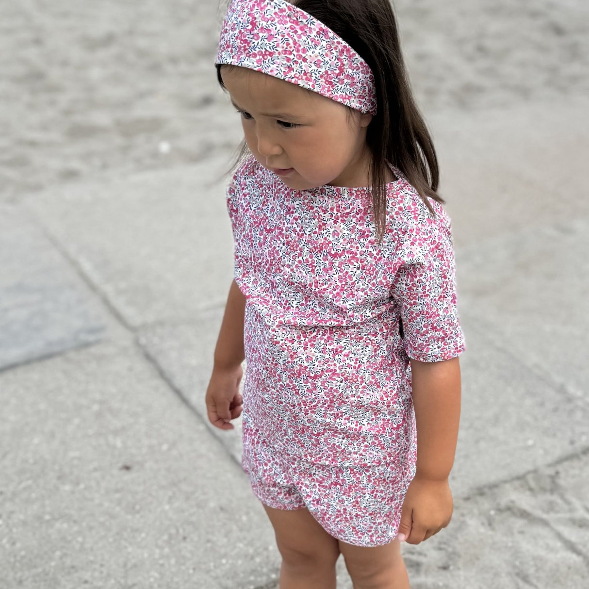 Petit Crabe Wiltshire Bud Luna Boatneck Uv-T-shirt S/S - Lavet af Liberty© Stof