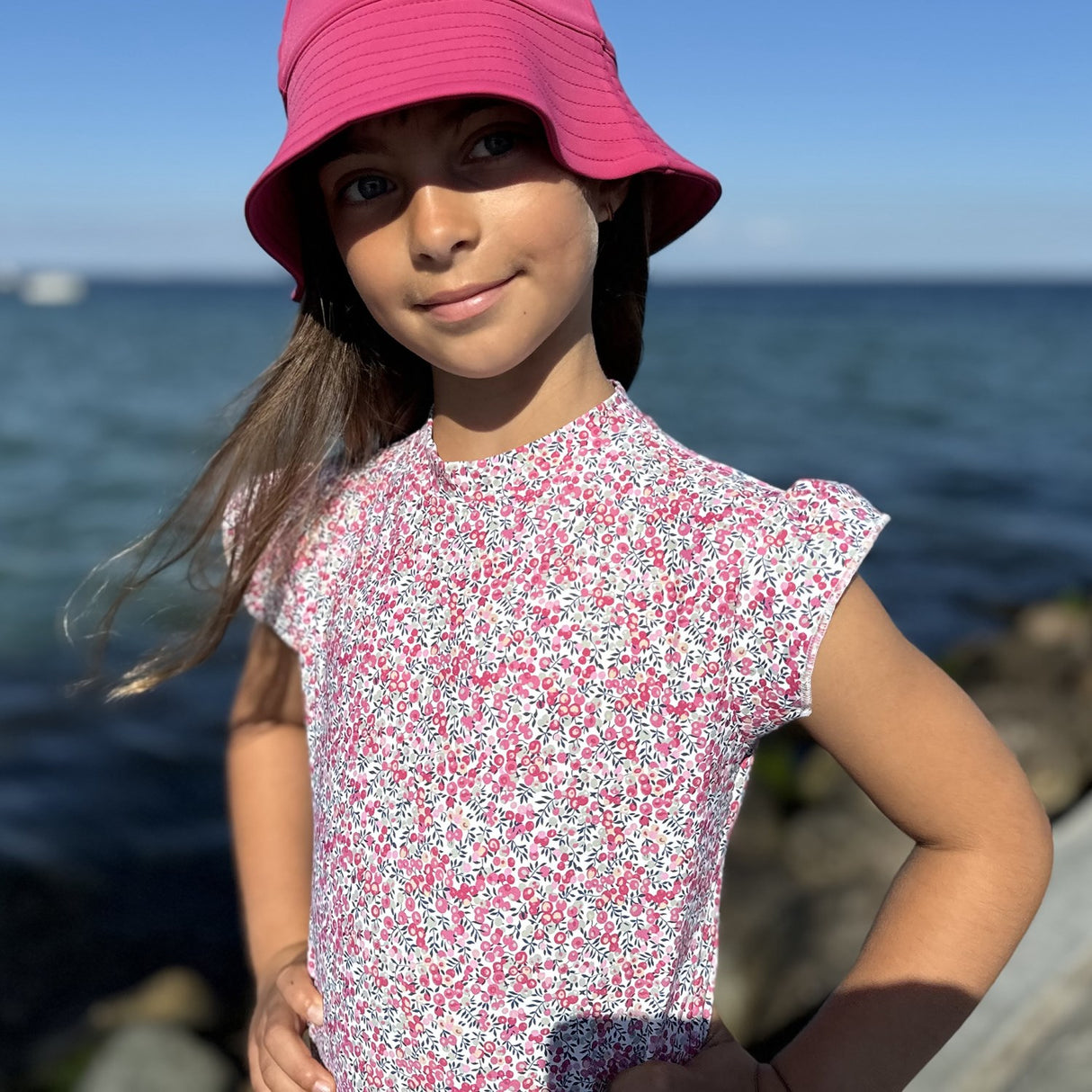 Petit Crabe Wiltshire Bud Beaa Badedragt S/S - Med Liberty Fabrics