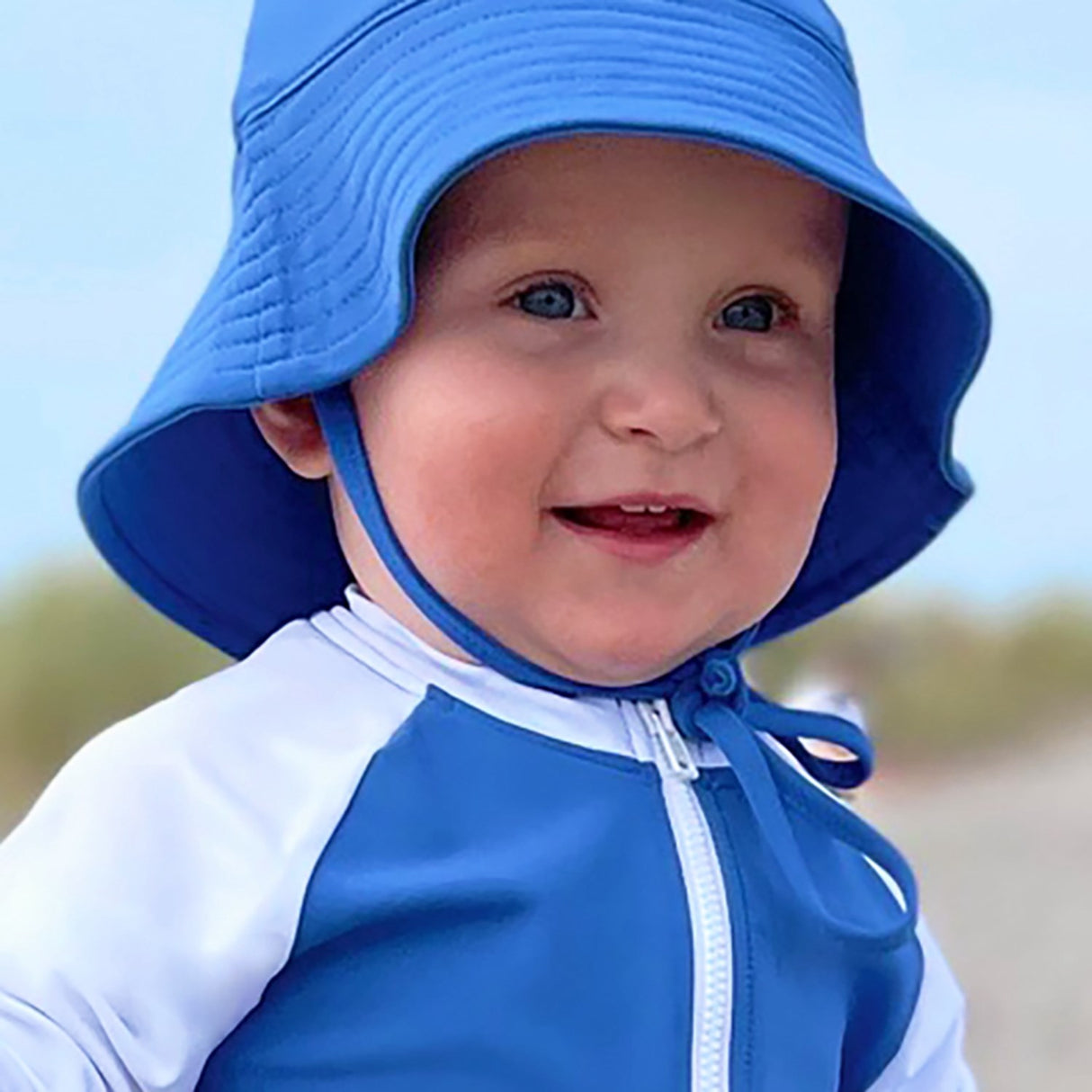 Petit Crabe Sapphire/White Multi Farve Badeheldragt S/S