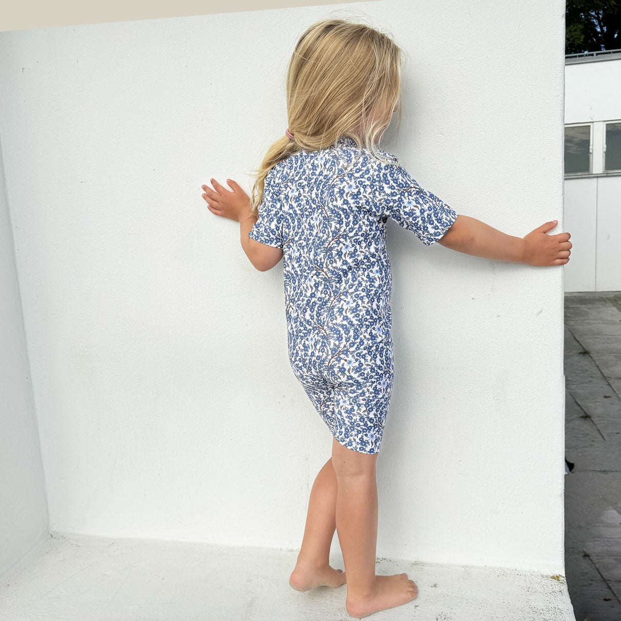 Petit Crabe Empress B Natsu Badeheldragt S/S - Med Liberty© Stof