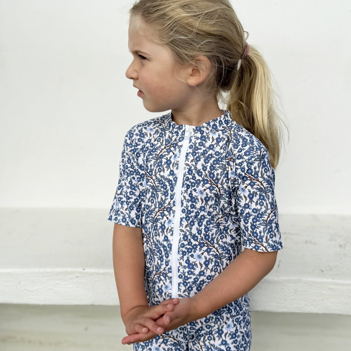 Petit Crabe Empress B Natsu Badeheldragt S/S - Med Liberty© Stof