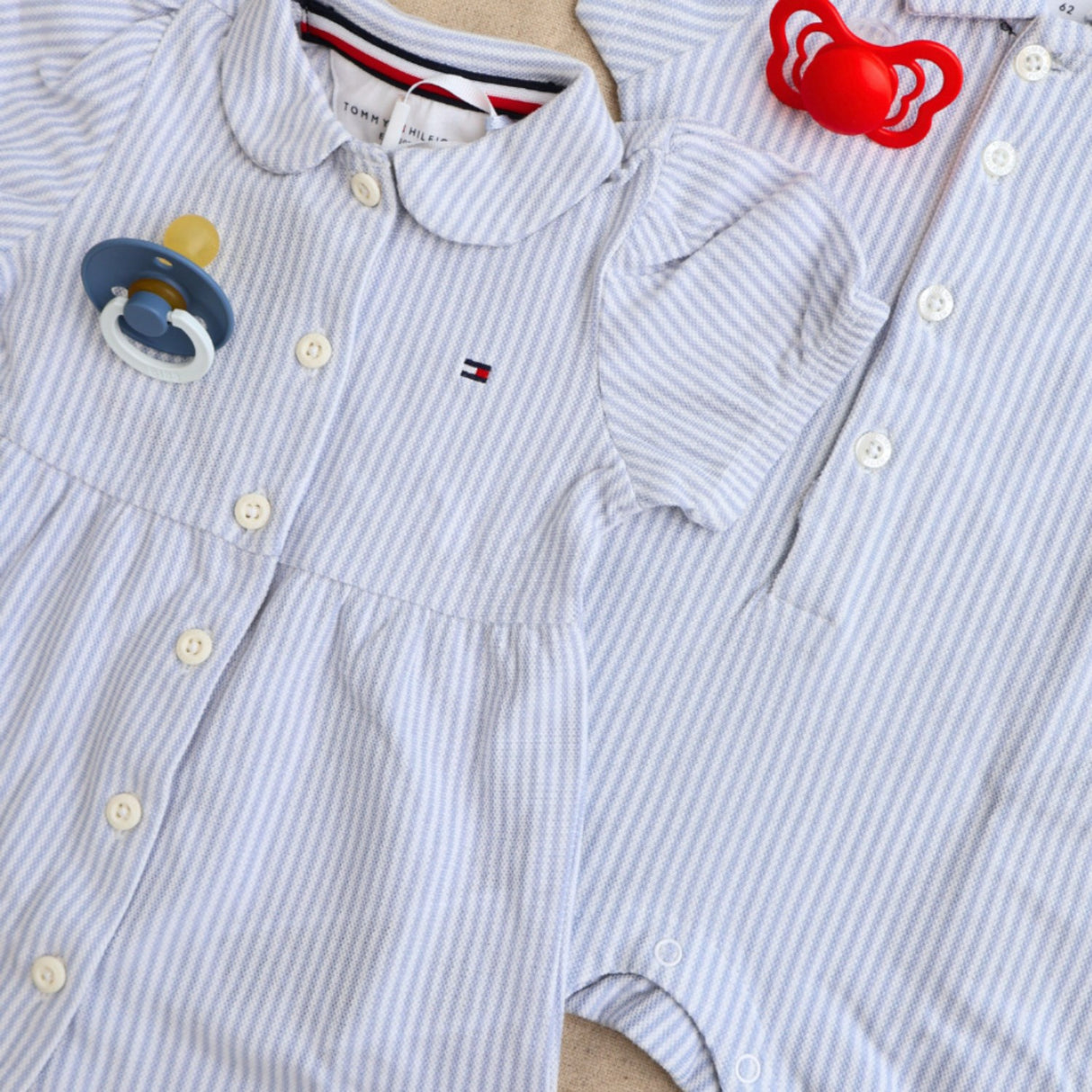 Tommy Hilfiger Breezy Blue Stripe Ithica Stripe Kjole SS