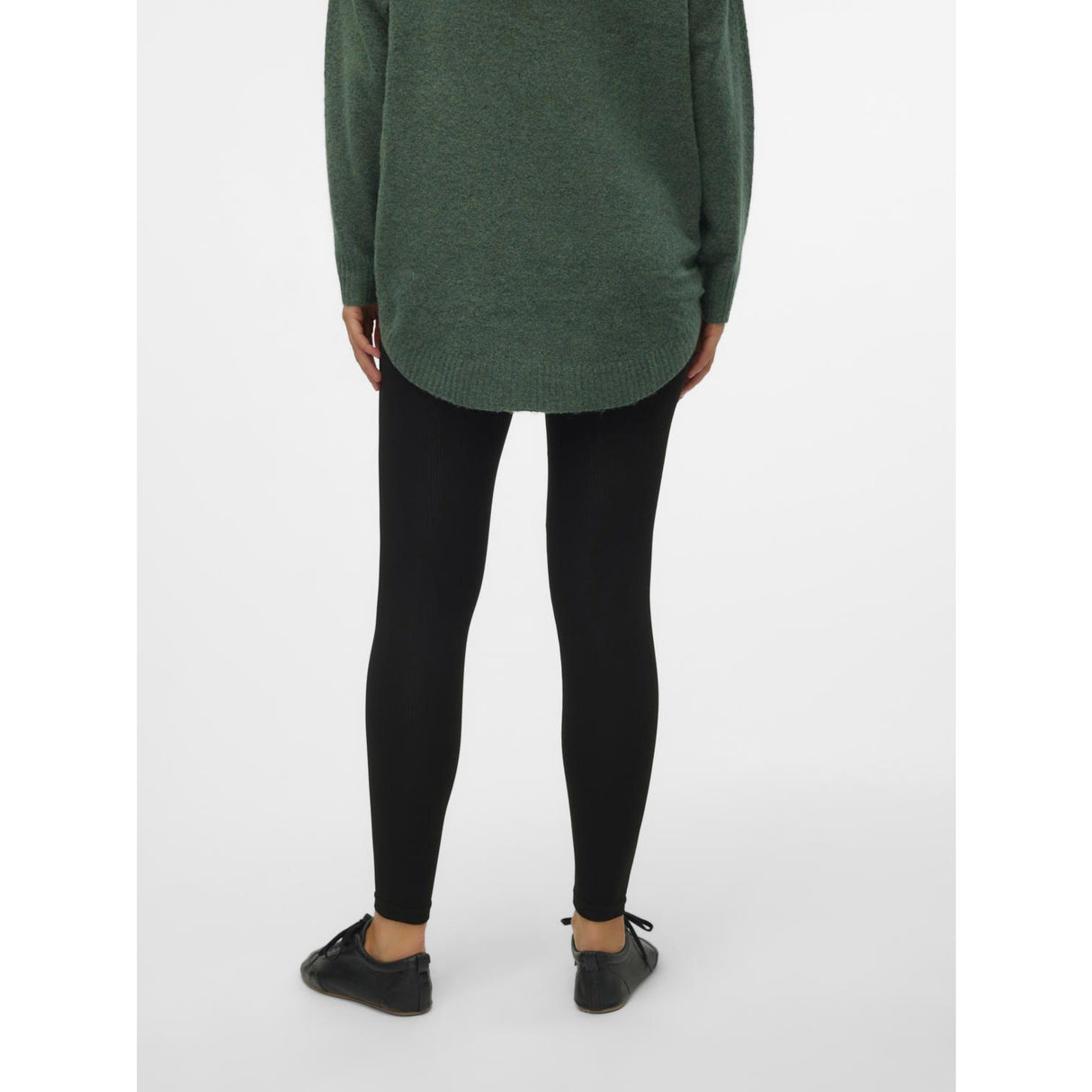 Vero Moda Maternity Black Vmmisa Hw Seamless Rib Leggings Noos