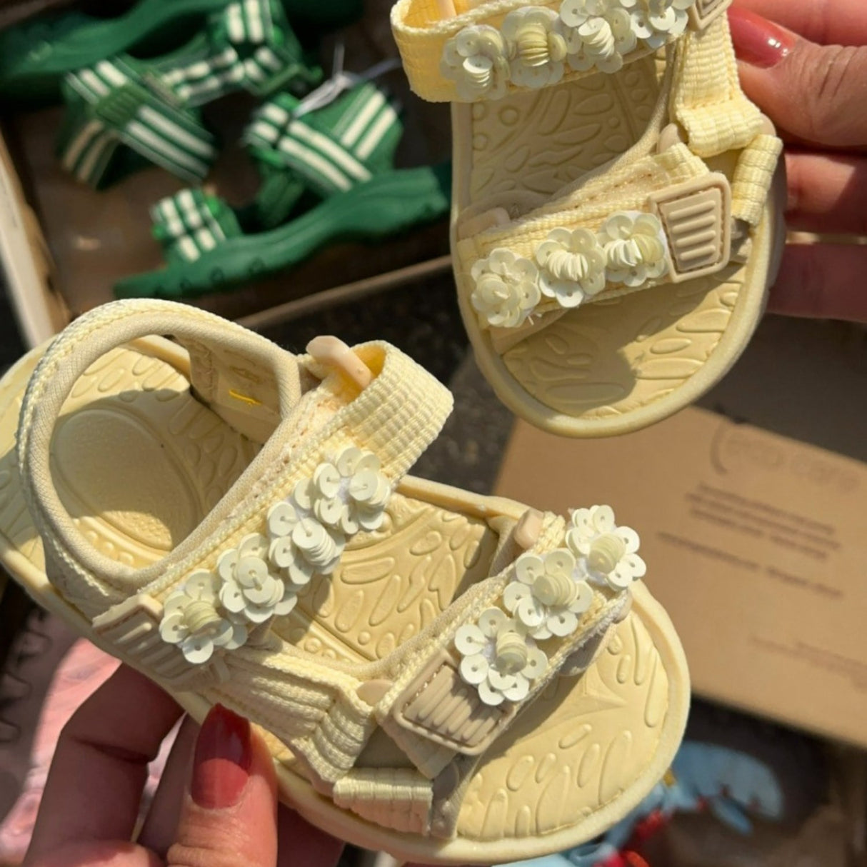 Bisgaard x Trine Kjær Daisy Off White Franca Sandal