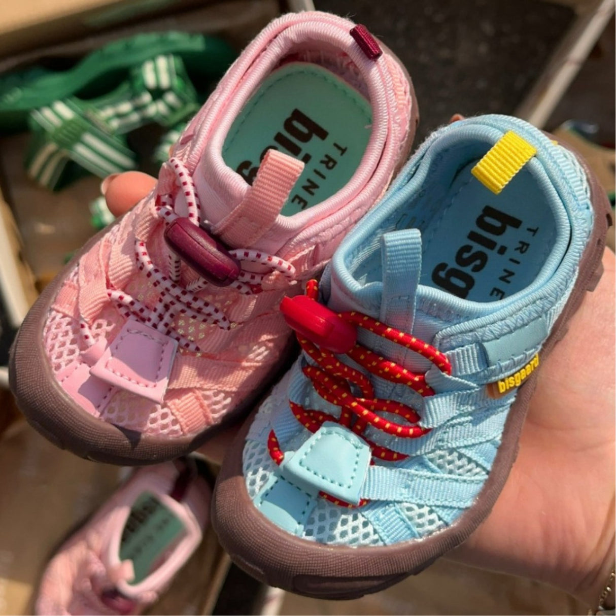 Bisgaard Sky Blue Trine Kjær X Robin Lace Sko