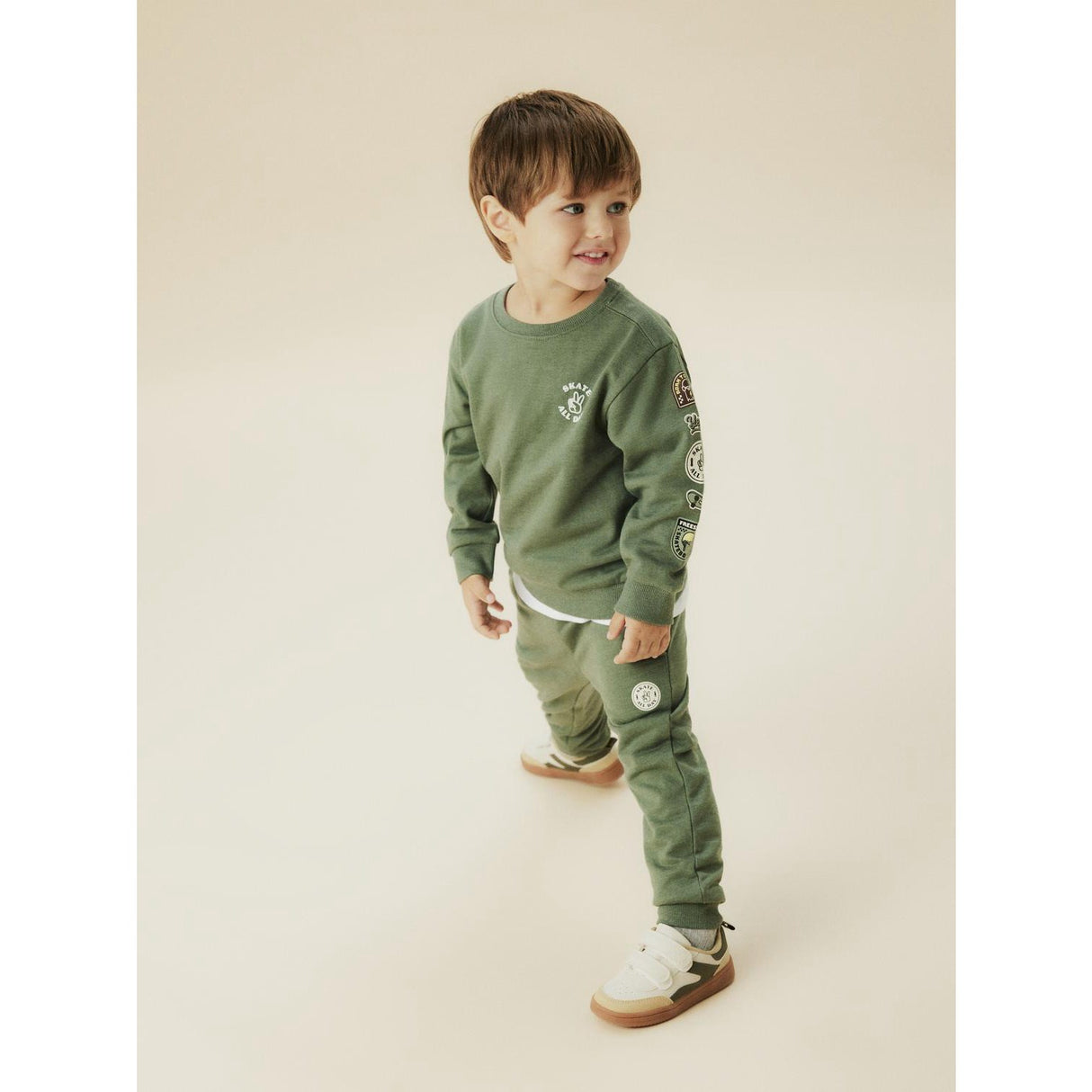 Name It Laurel Wreath Nmmolaf Ls Nreg Swe Bru Pb