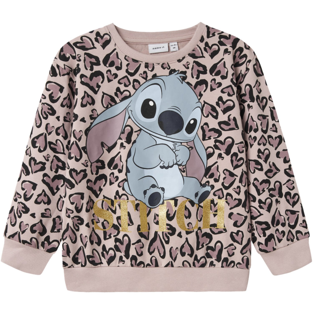 Name It Burnished Lilac Nmfjanni Stitch Nreg Sweat Unb Wdi