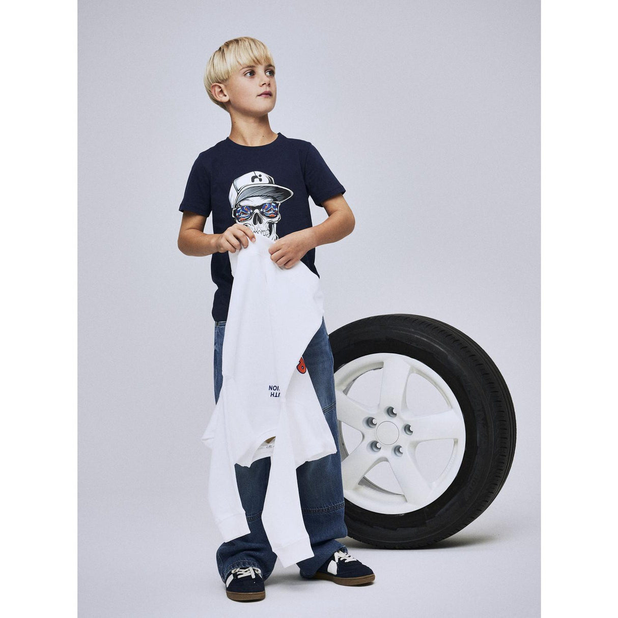 Name It Navy Blazer Nkmlorne Ss Top