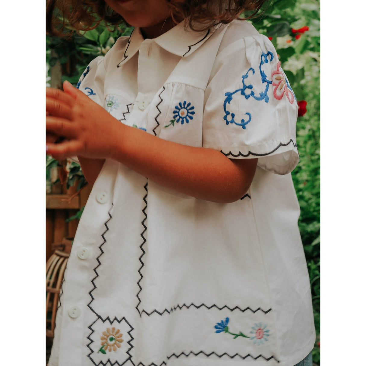 Fliink Cloud Dancer Hirse Bluse