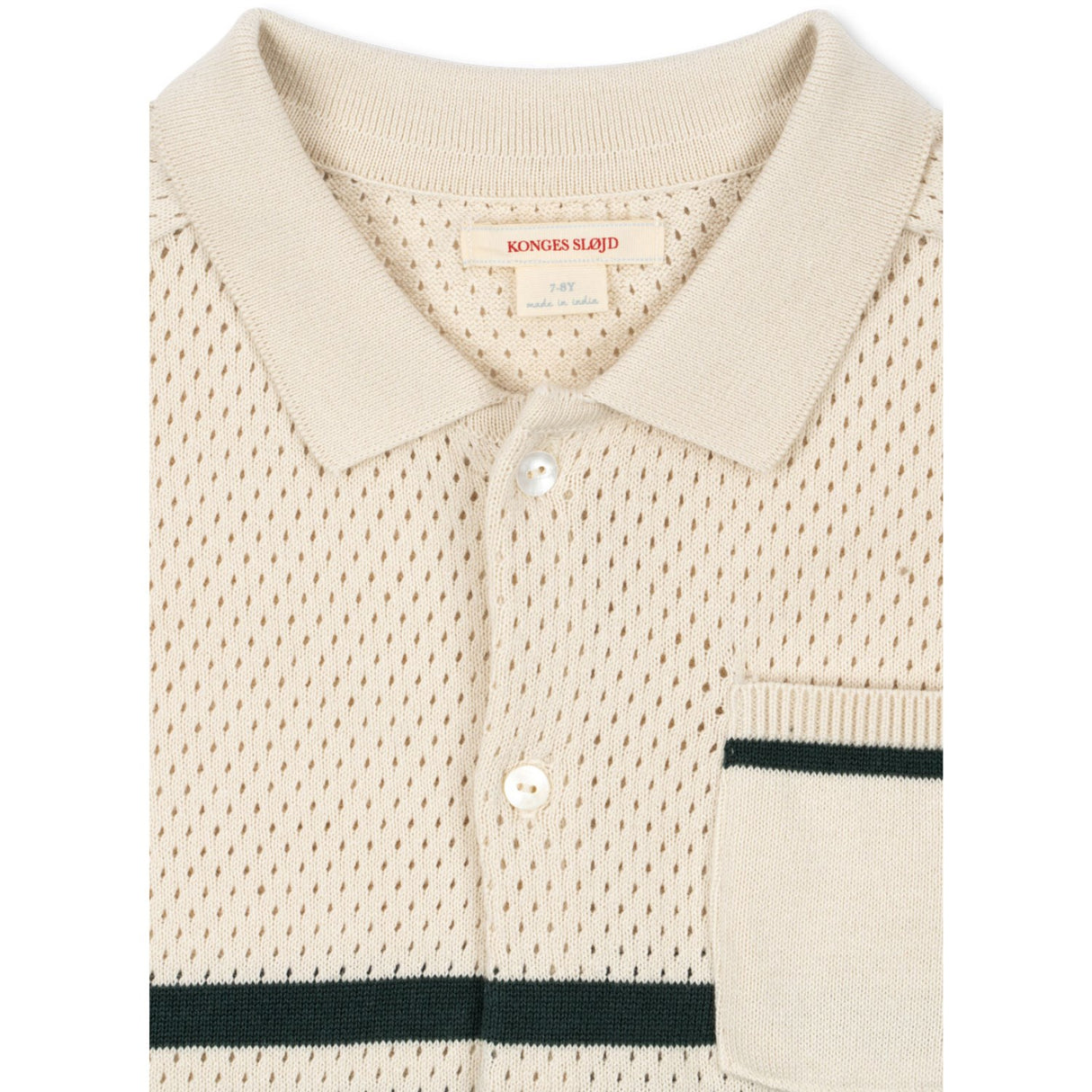 Konges Sløjd Pine Grove Hai Strik Skjorte GOTS