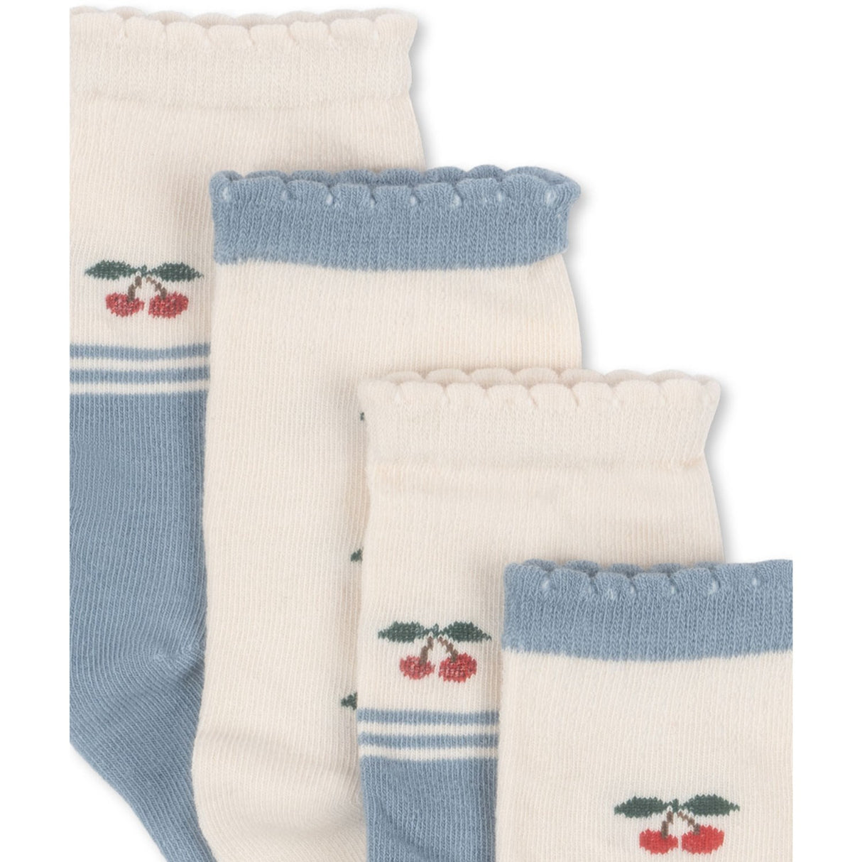 Konges Sløjd Cherry Mix 2 Pak Cherry Strømper