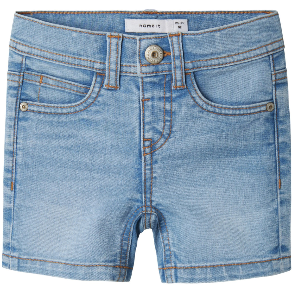 Name It Light Blue Denim Nmmsilas Slim L Dnm Shorts 3339-Is Tb