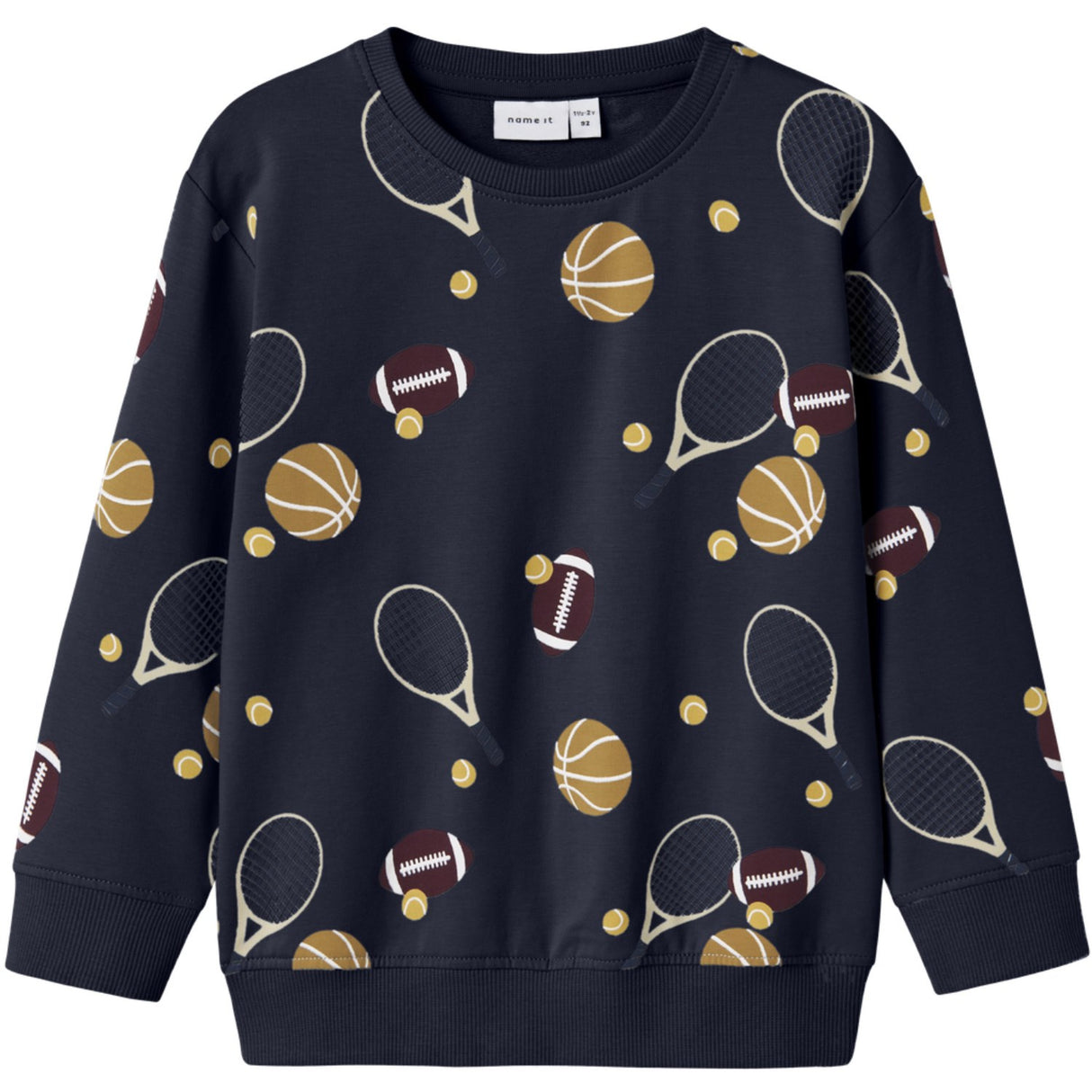 Name It Navy Blazer Nmmkeaton Ls Nreg Sweat Unb