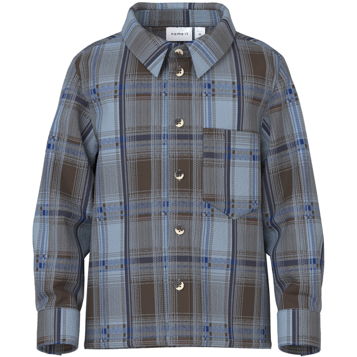 Name It Turkish Coffee Nmmlars Ls Nr Skjorte