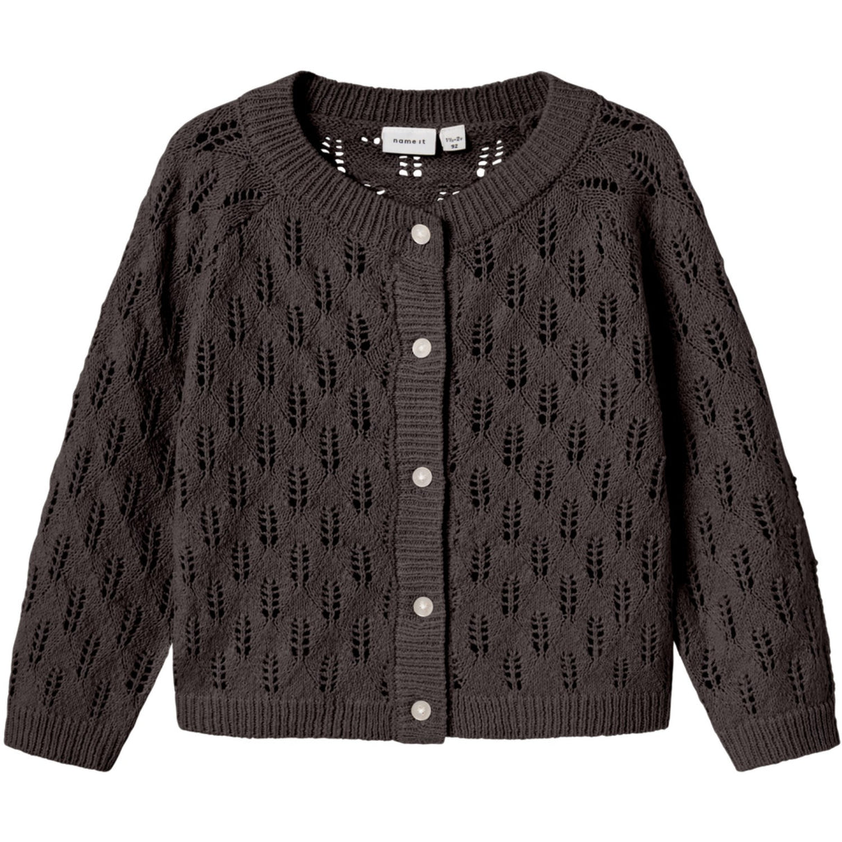 Name It Seal Brown Nmfleslie Ls Strik Card