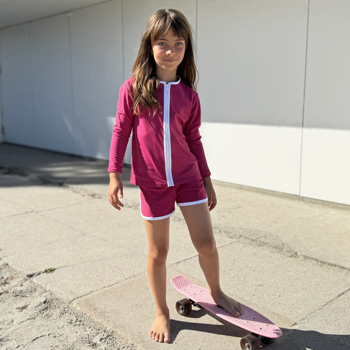 Petit Crabe Mulberry Etoile Lynlås Uv-Swim Bluse L/S