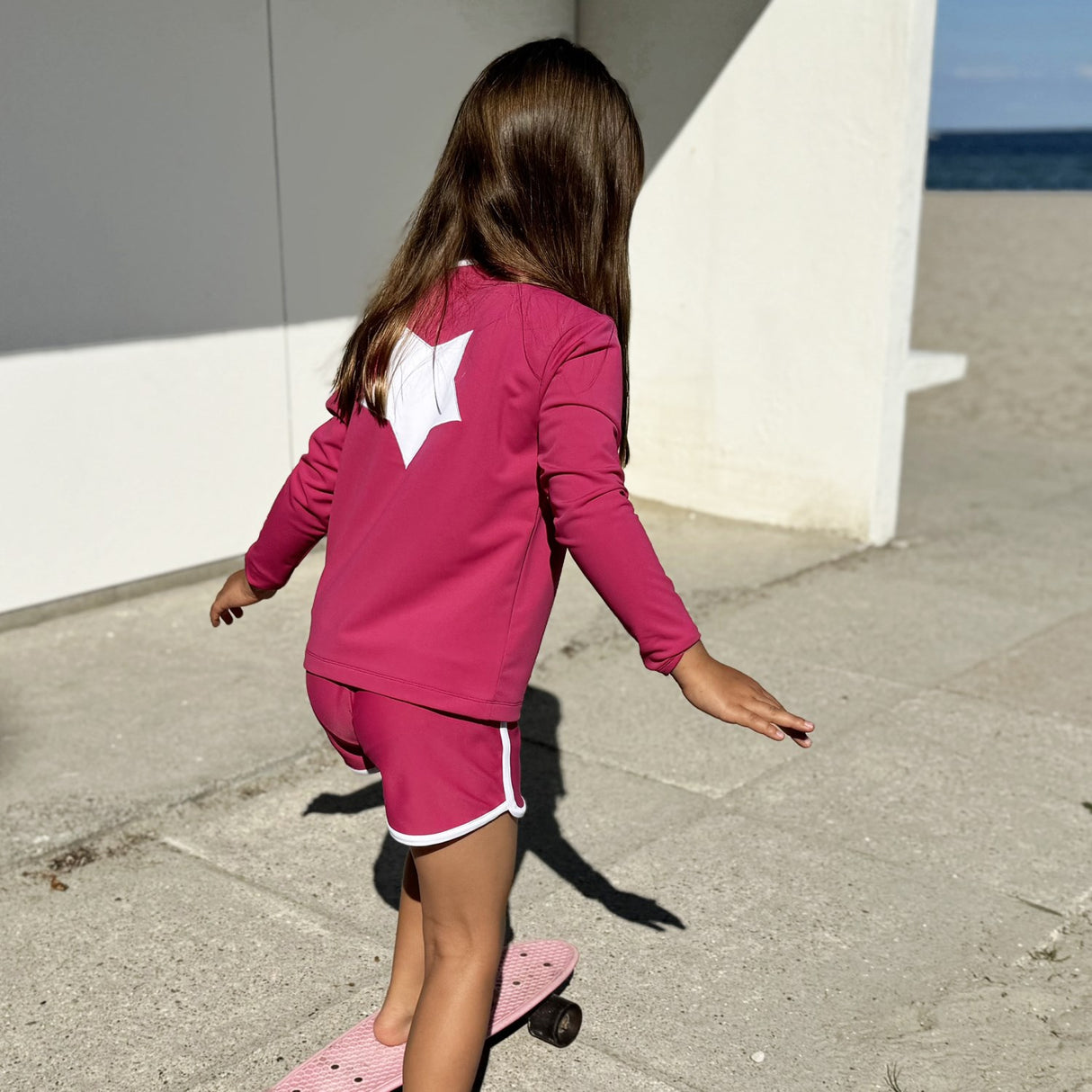 Petit Crabe Mulberry Etoile Lynlås Uv-Swim Bluse L/S