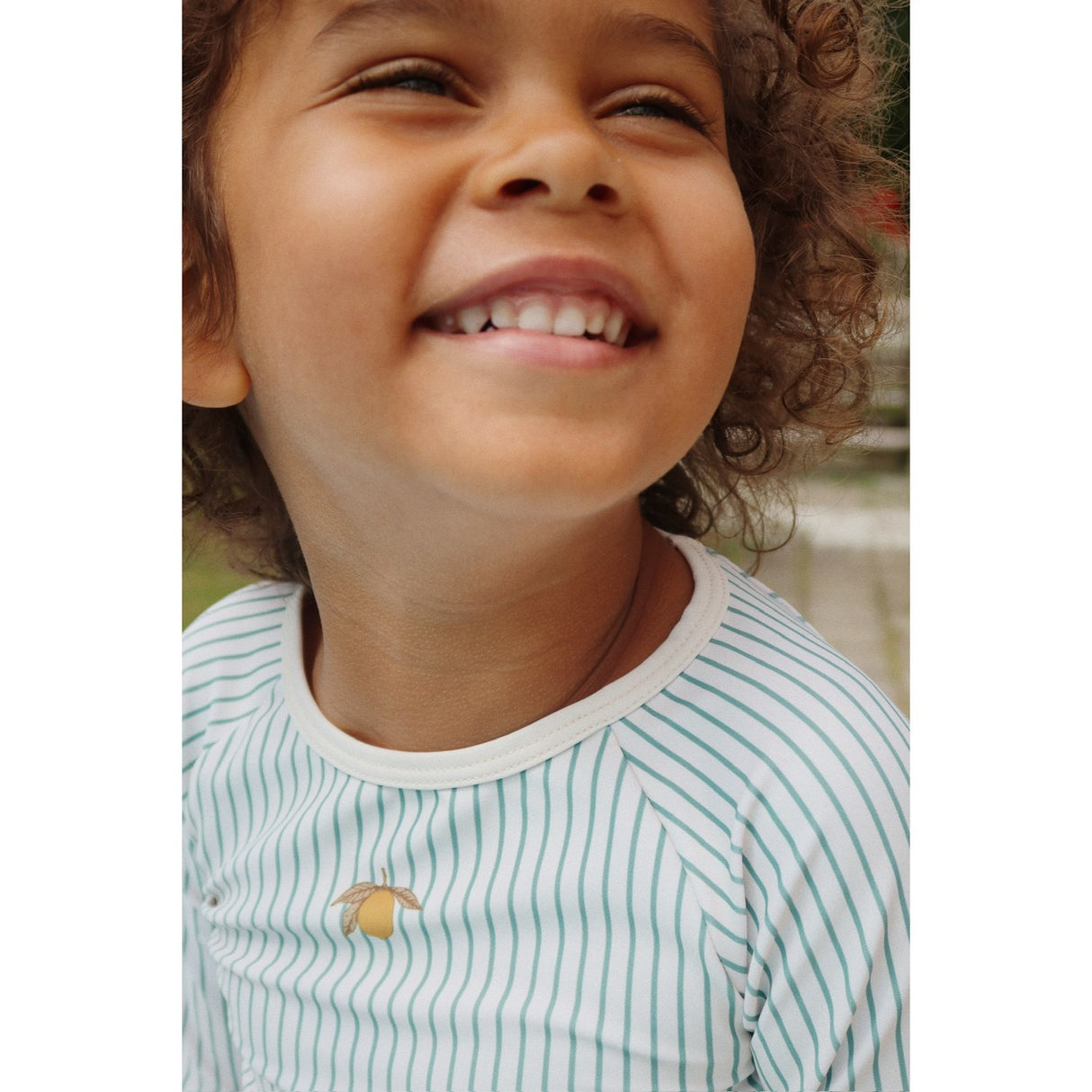 Konges Sløjd Tea Stripe Aster Badebluse Grs