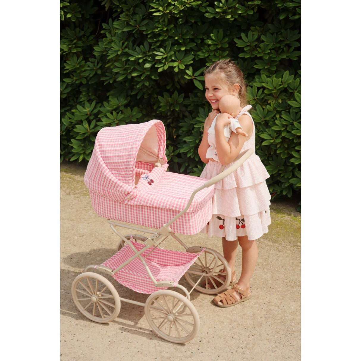 Konges Sløjd Peony Stripe Ellie Kjole GOTS