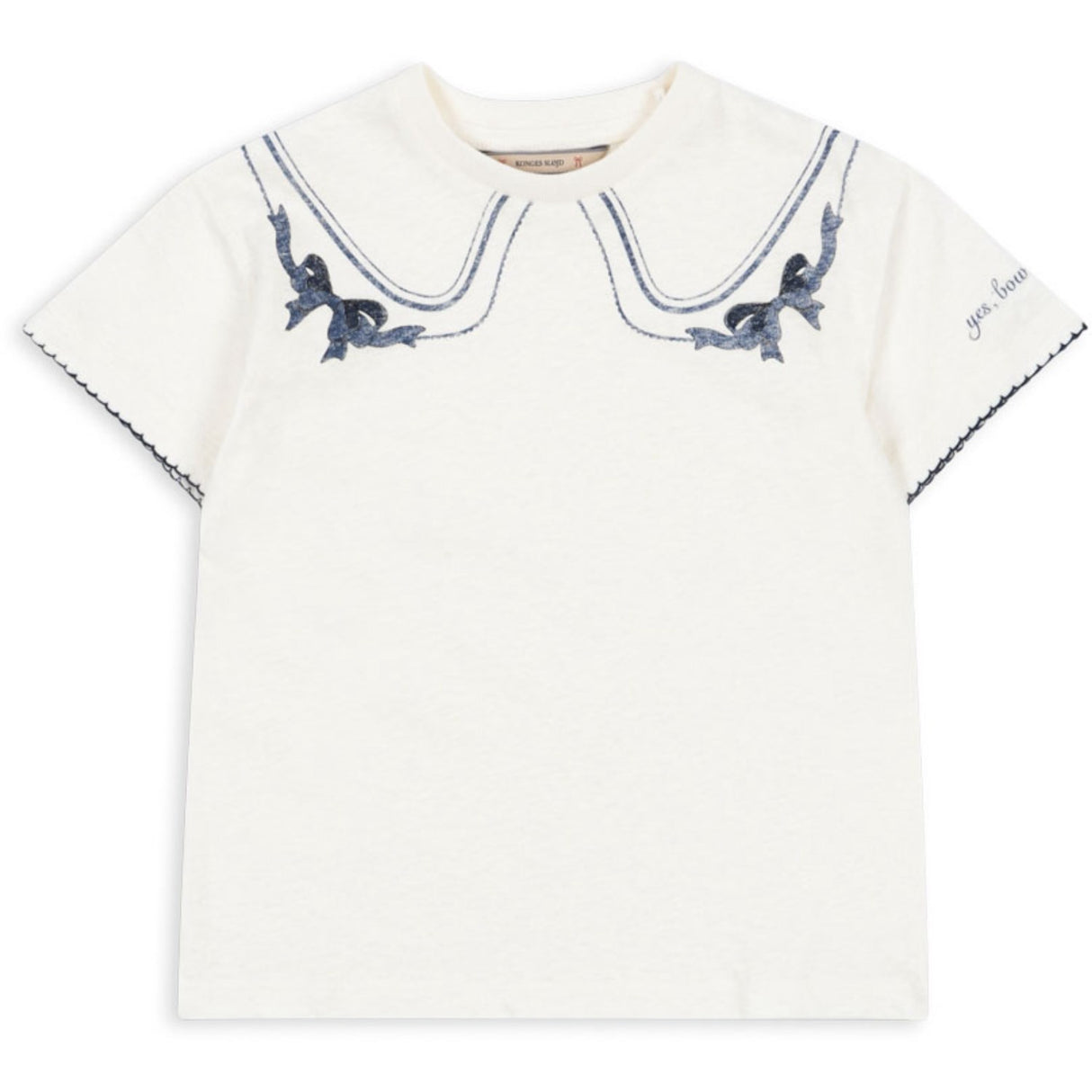 Konges Sløjd Off White/Bow Collar Era T-shirt Ocs