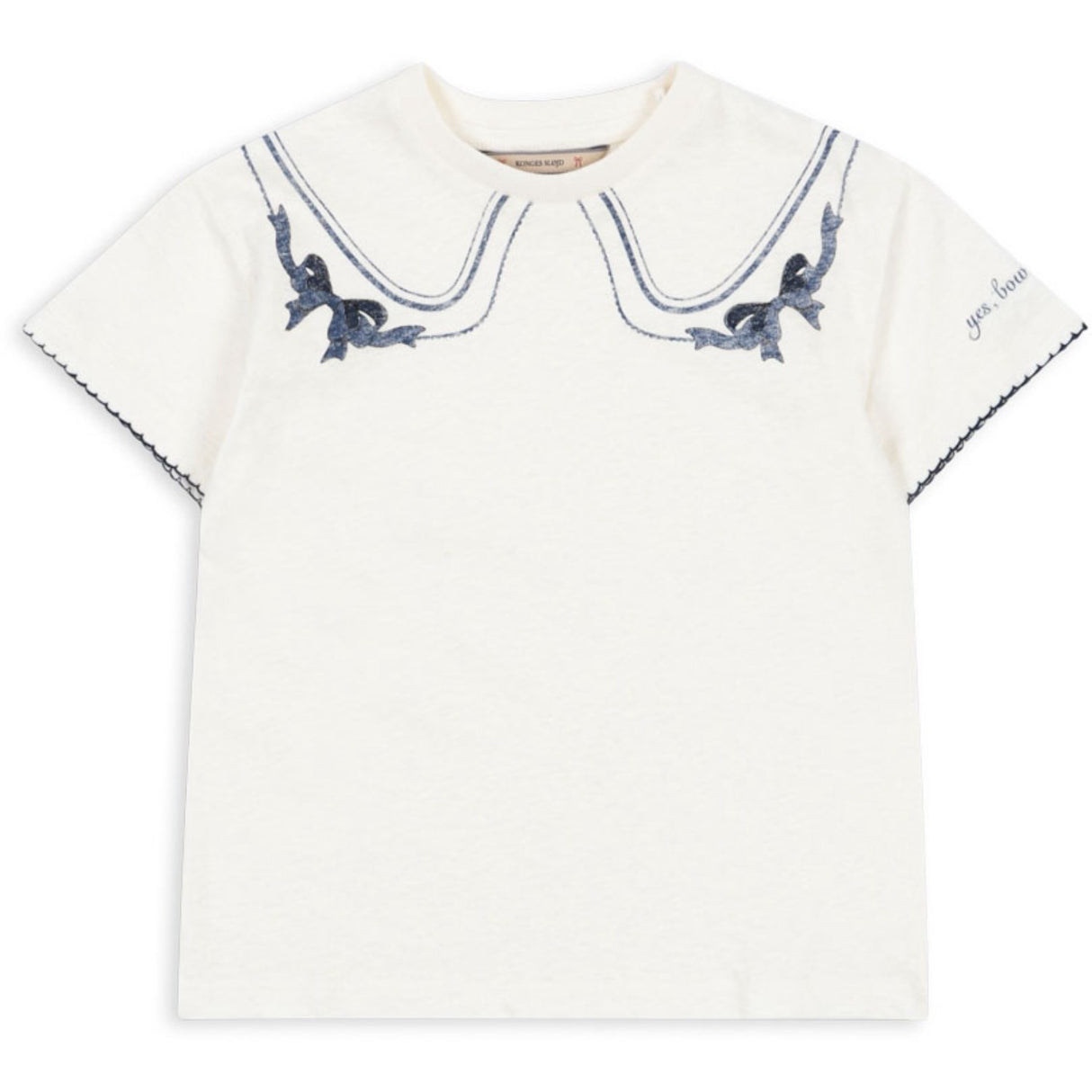 Konges Sløjd Off White/Bow Collar Era T-shirt Ocs