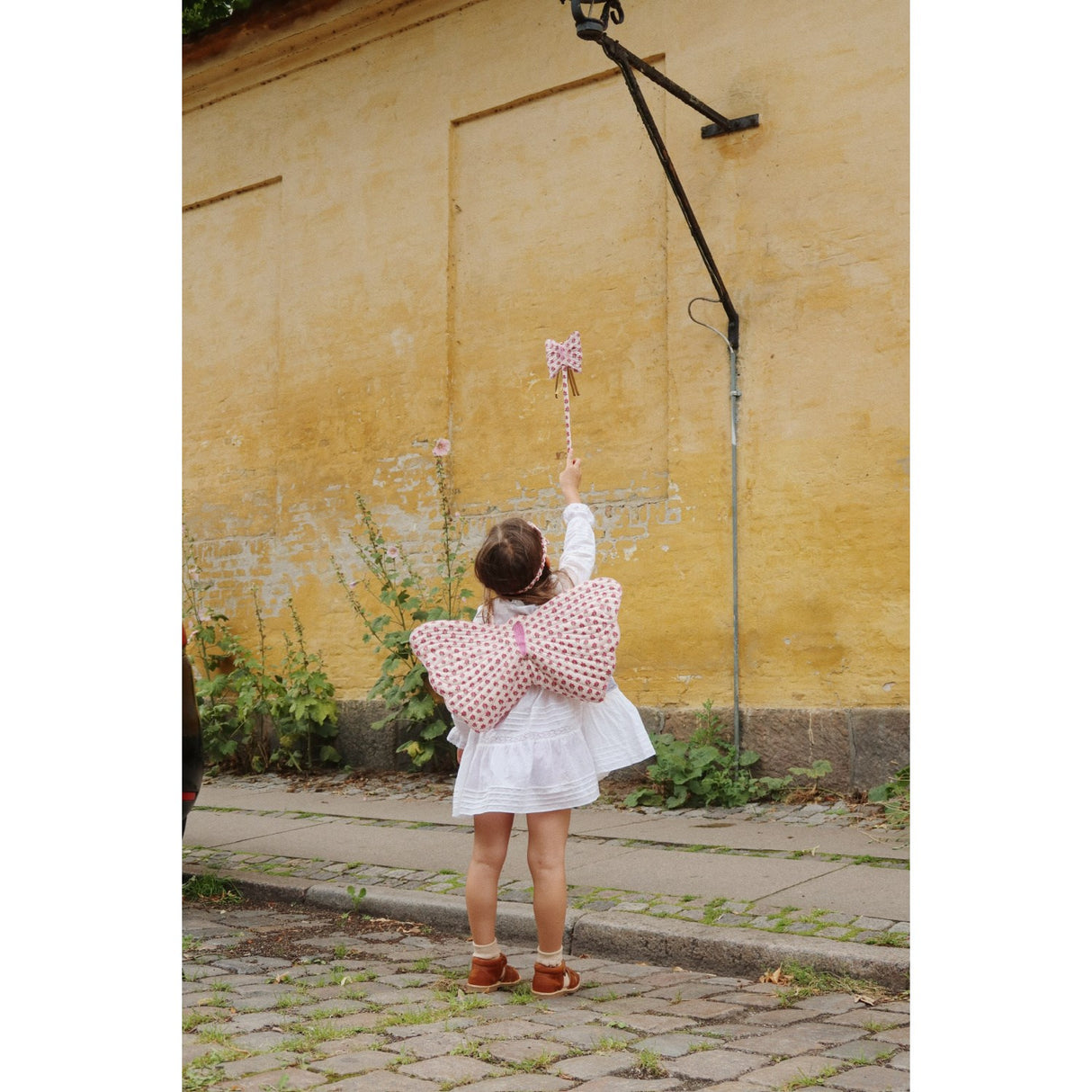 Konges Sløjd Optic White Orchid Kjole GOTS