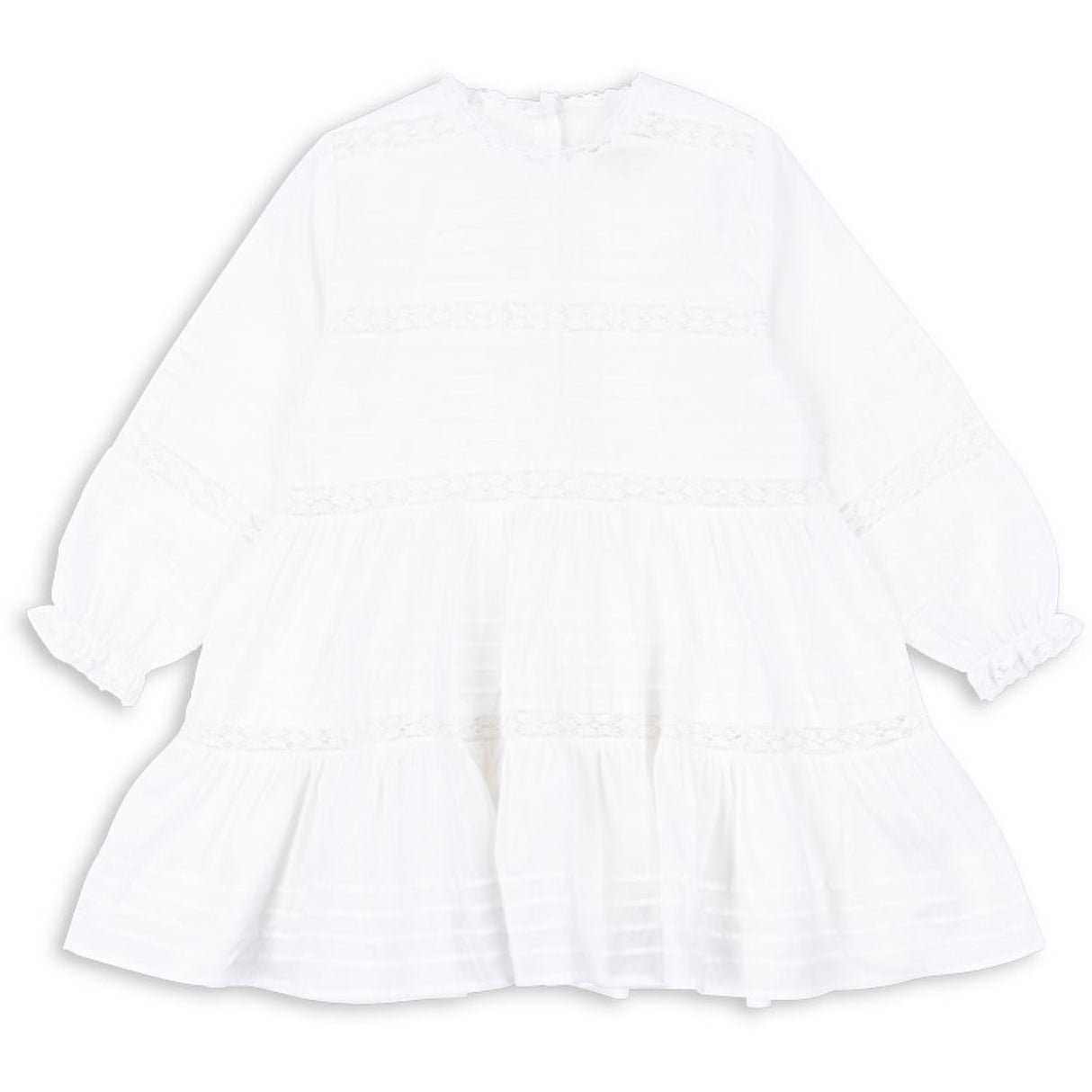 Konges Sløjd Optic White Orchid Kjole GOTS