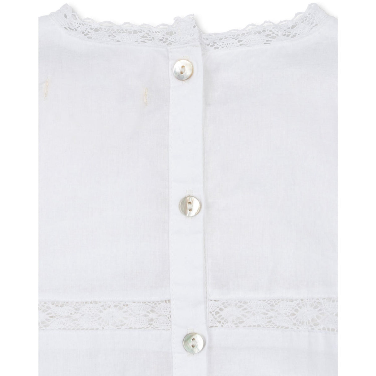 Konges Sløjd Optic White Orchid Kjole GOTS