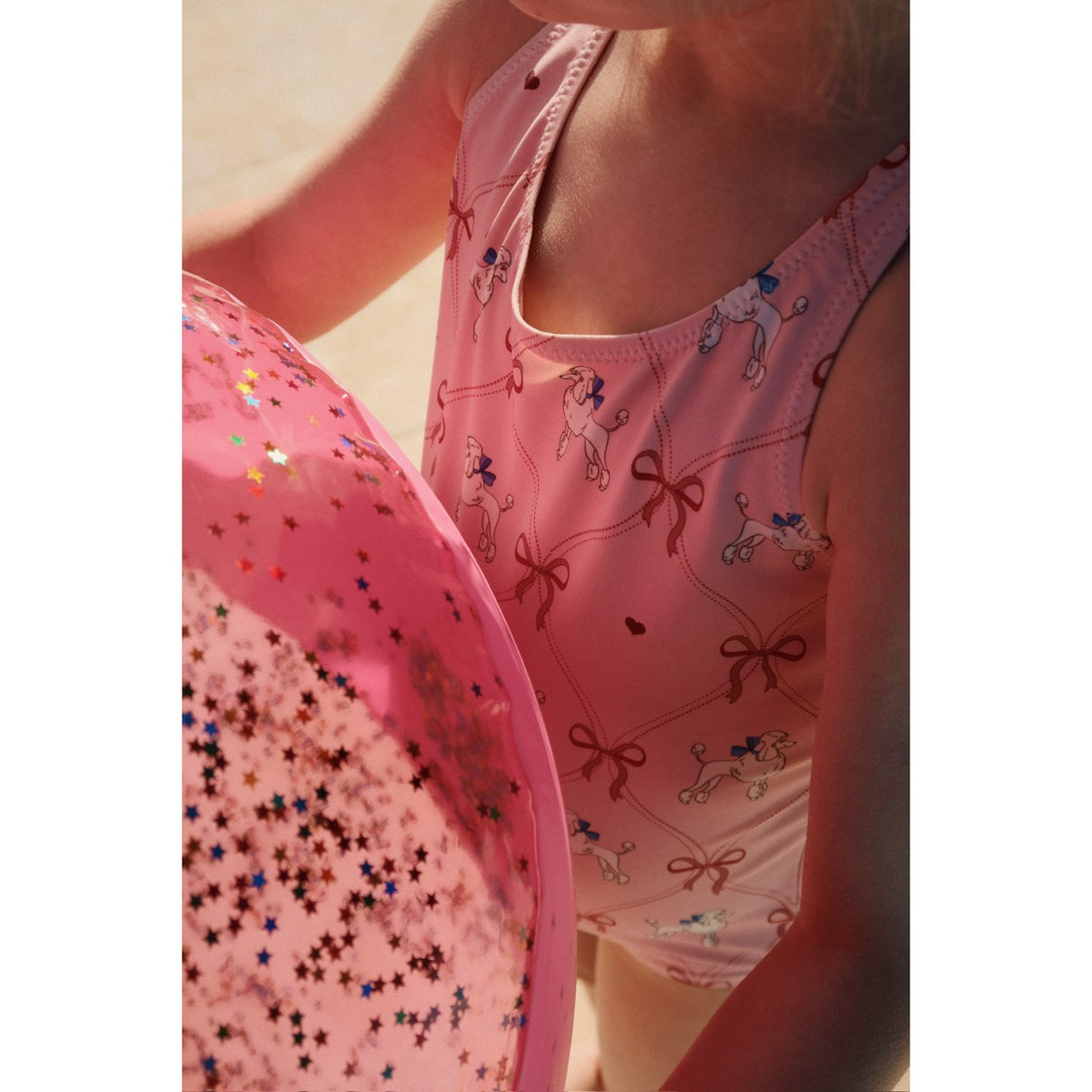 Konges Sløjd Transparent Pink Transparent Strand Bold