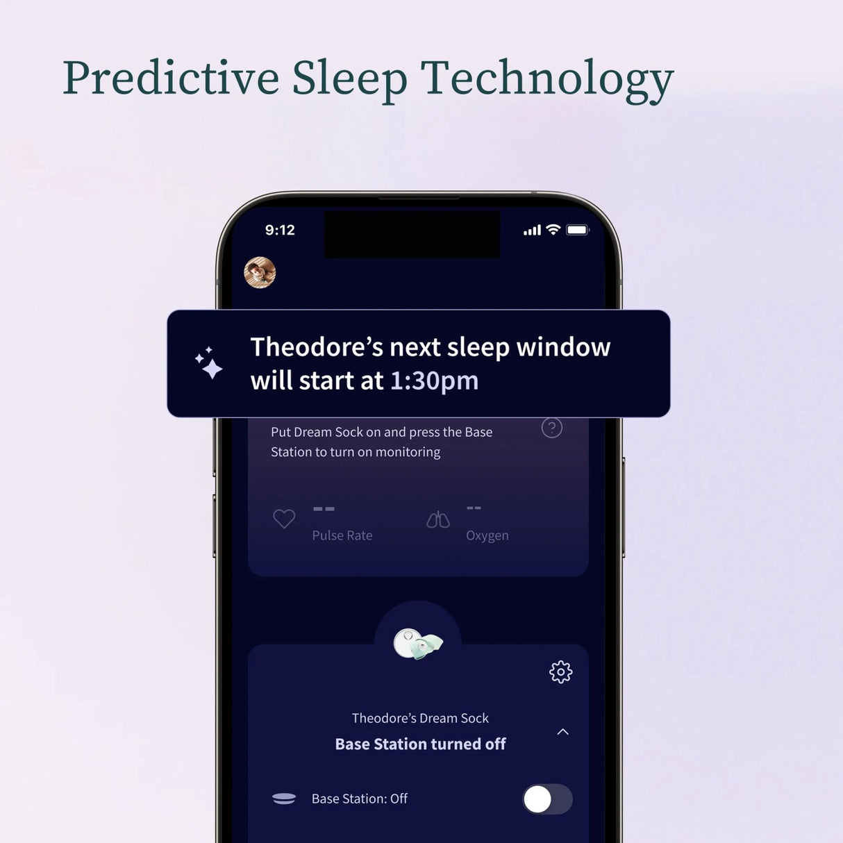Owlet Bedtime Blue Dream Strømpe