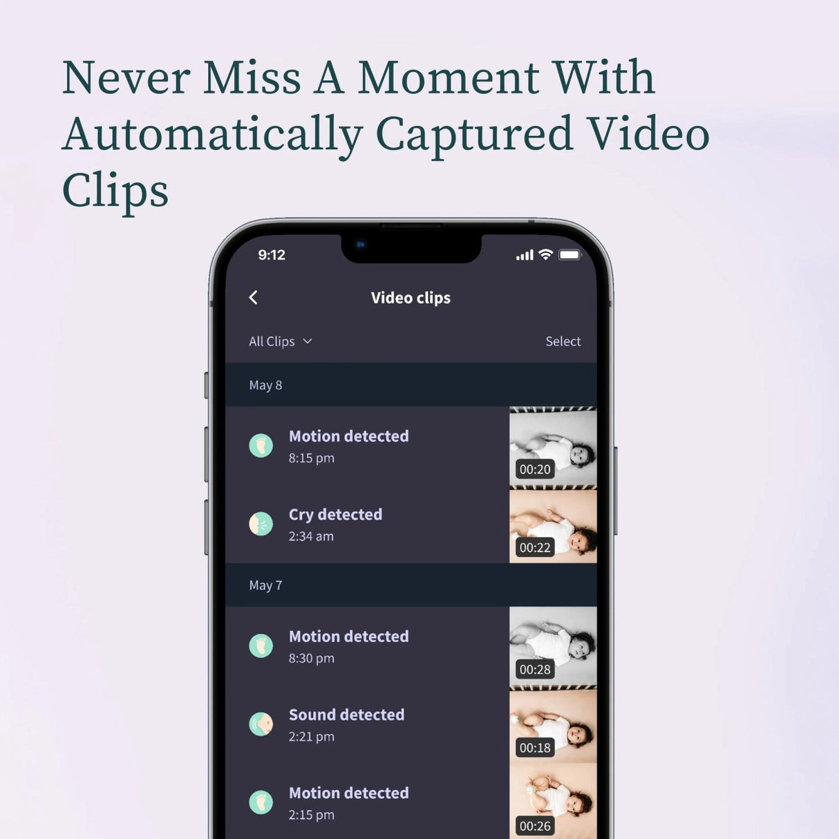 Owlet Babyalarm med Dream Strømpe og CAM2 i Mint Dream