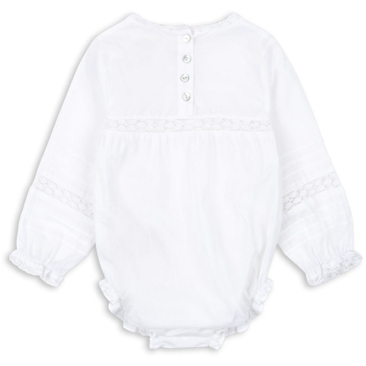 Konges Sløjd Optic White Orchid Romper GOTS