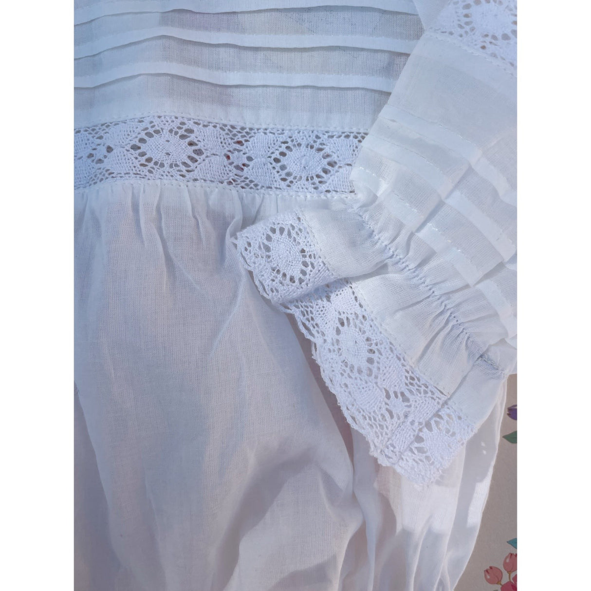 Konges Sløjd Optic White Orchid Romper GOTS