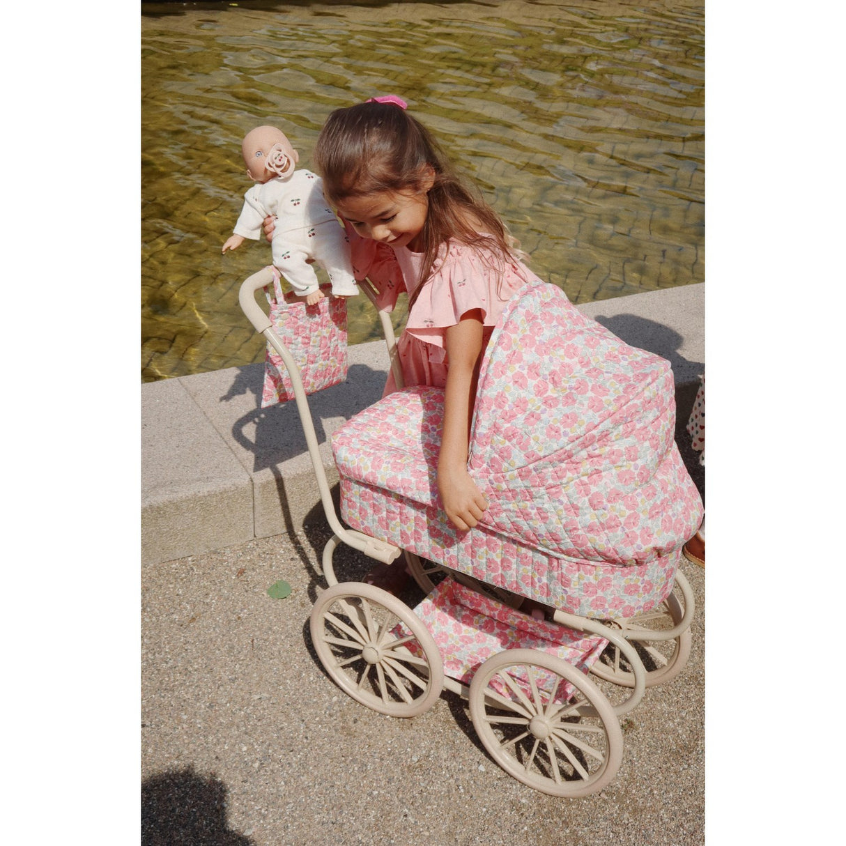 Konges Sløjd Rose Anglaise Minnie Dukke Barnevogn