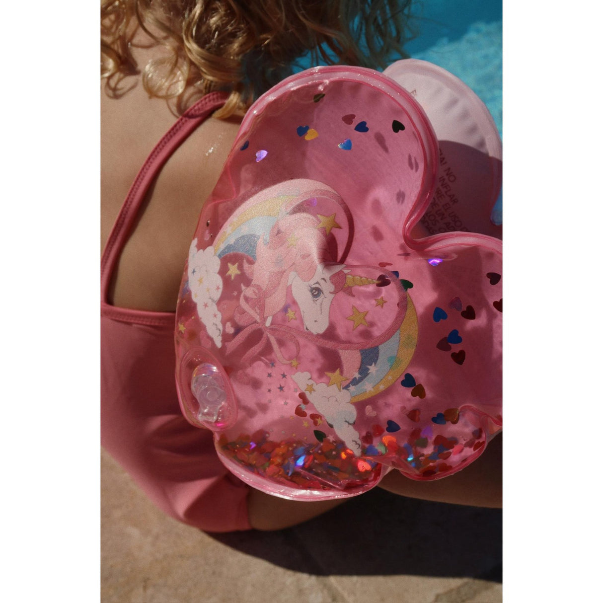 Konges Sløjd Horn Stars Badevinger Heart Transparent