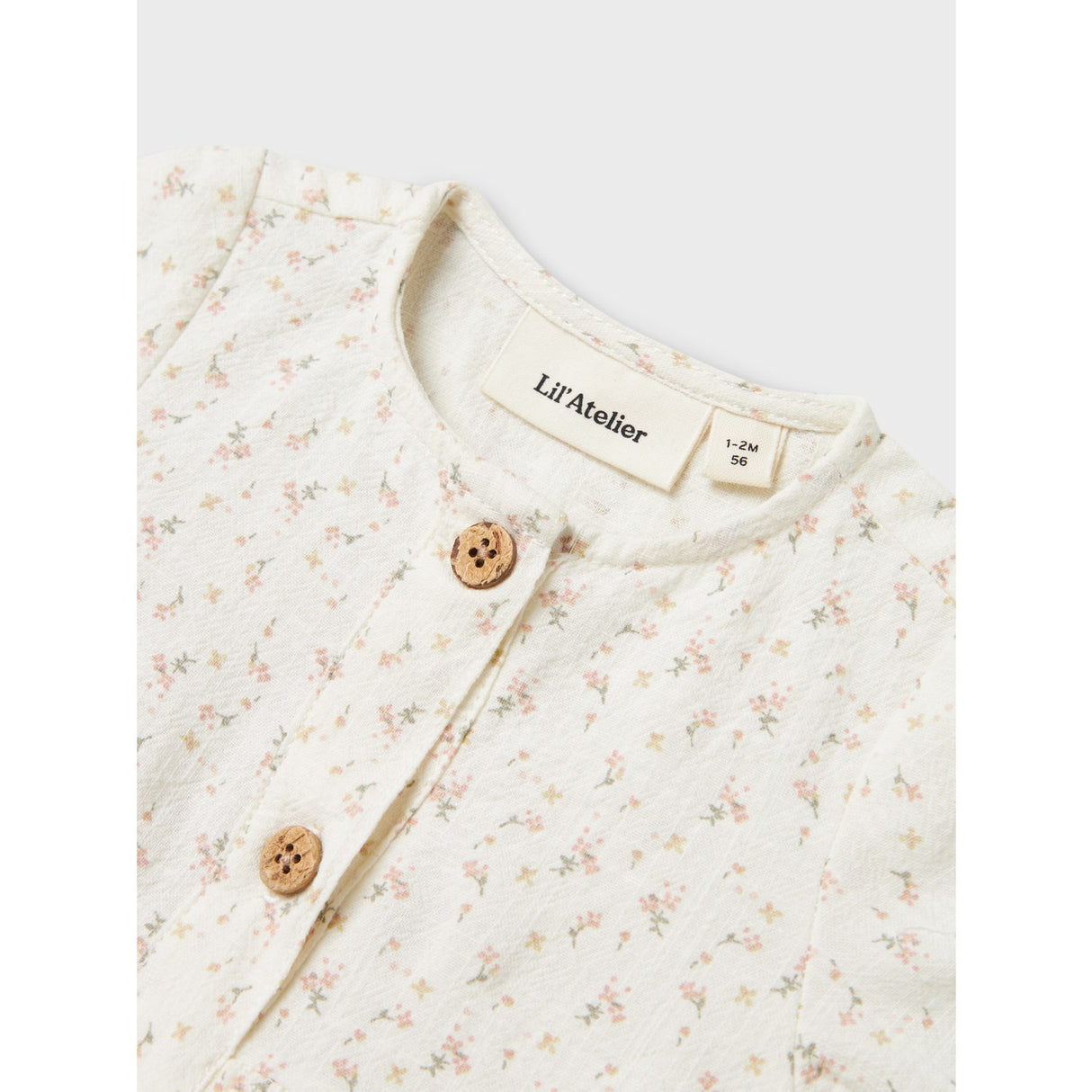 Lil'Atelier Coconut Milk Nbfhailey Ss Loose Body Kjole Lil