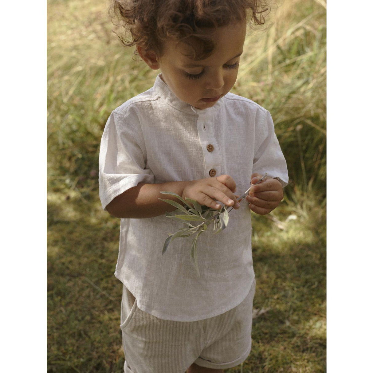 Lil'Atelier Coconut Milk Nmmhugo Ss Loose Skjorte Lil