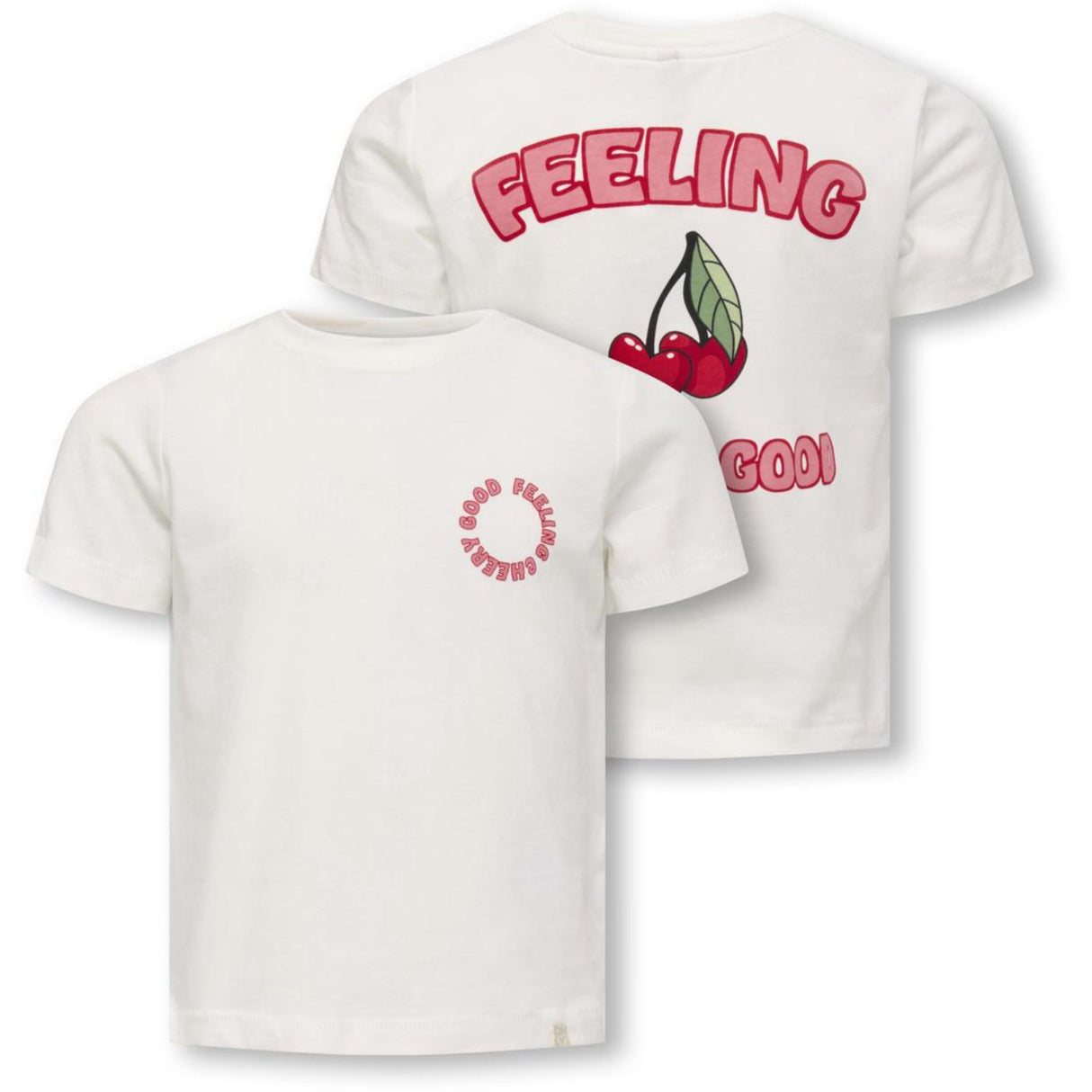 Kids ONLY MINI Cloud Dancer Cute Kmgcandy Life S/S Reg Printed Tee Jrs