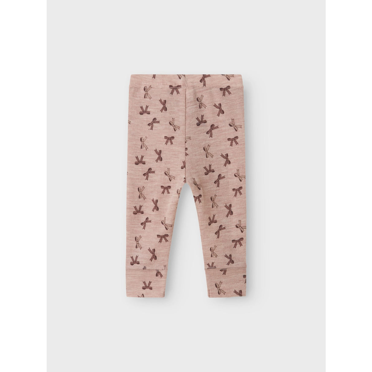 Name It Shadow Gray Bows Nbfwang Uld Rib Leggings Aop