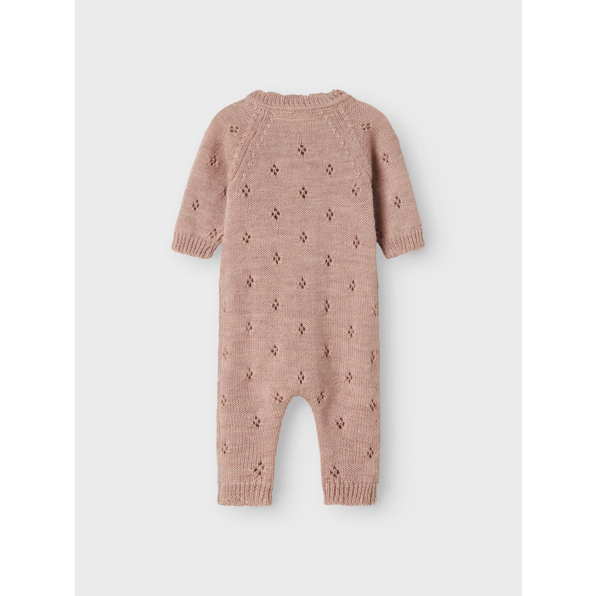 Name It Shadow Gray Nbfwrilla Uld Ls Strik Dragt