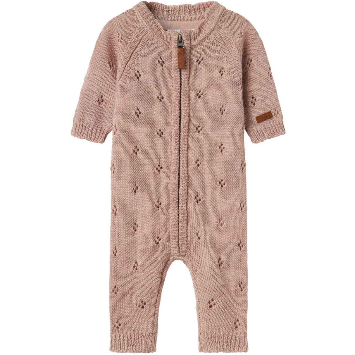 Name It Shadow Gray Nbfwrilla Uld Ls Strik Dragt