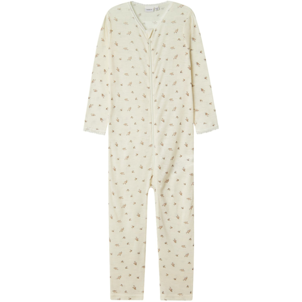 Name It Snow White Small Flowers Nmfwang Uld Needle Natdragt