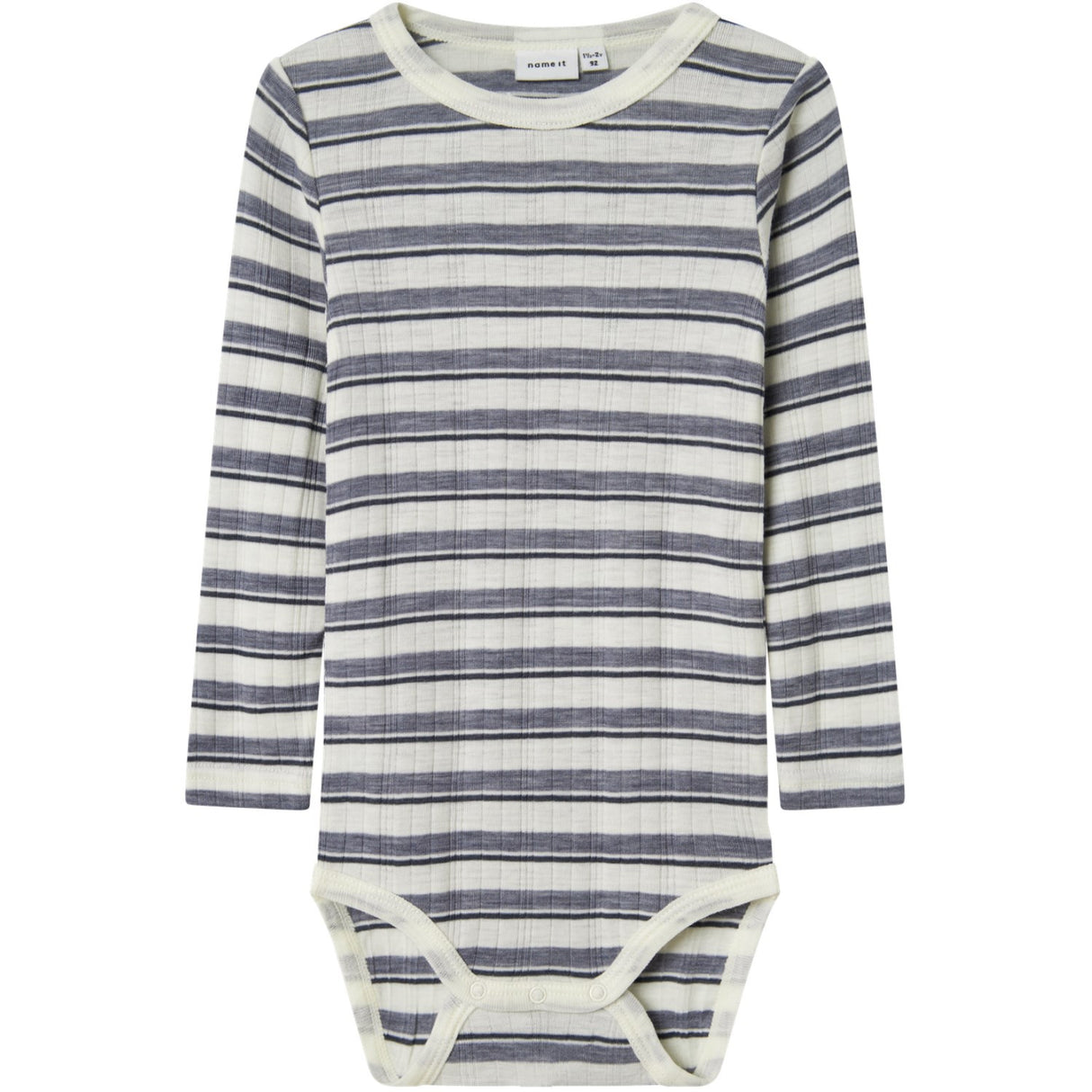 Name It Folkstone Gray Snow White Nmmwang Uld Needle Ls Body Noos