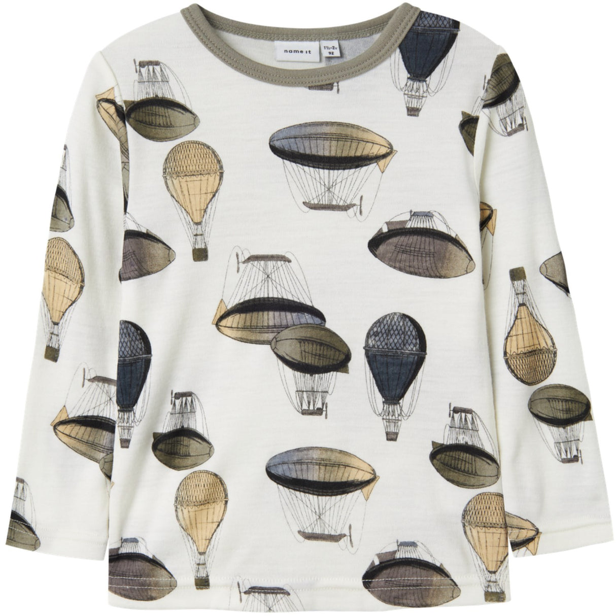 Name It Snow White Air Balloon Nmmwillitus Uld Ls Top Noos